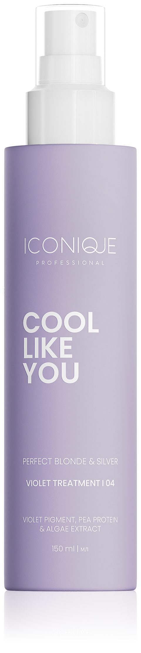 ICONIQUE Professional Haarpflege-Spray COOL LIKE YOU Leave-In - Farbpflege für blondes & graues Haar