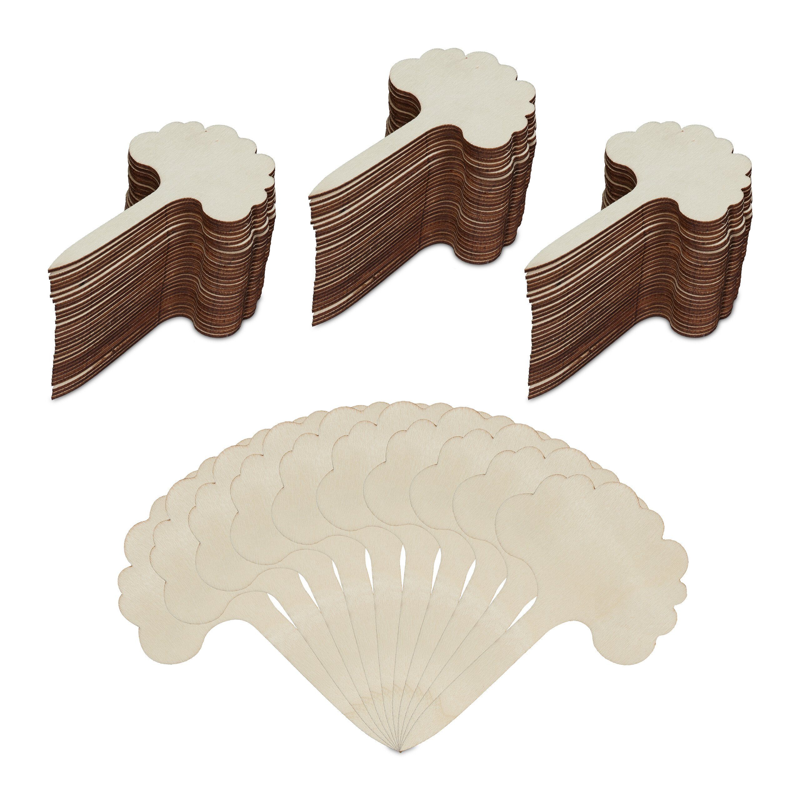 relaxdays Etiketten Pflanzenstecker Holz 100er Set. Reduzierter Preis € 11,99. Unverbindliche Preisempfehlung € 29,99