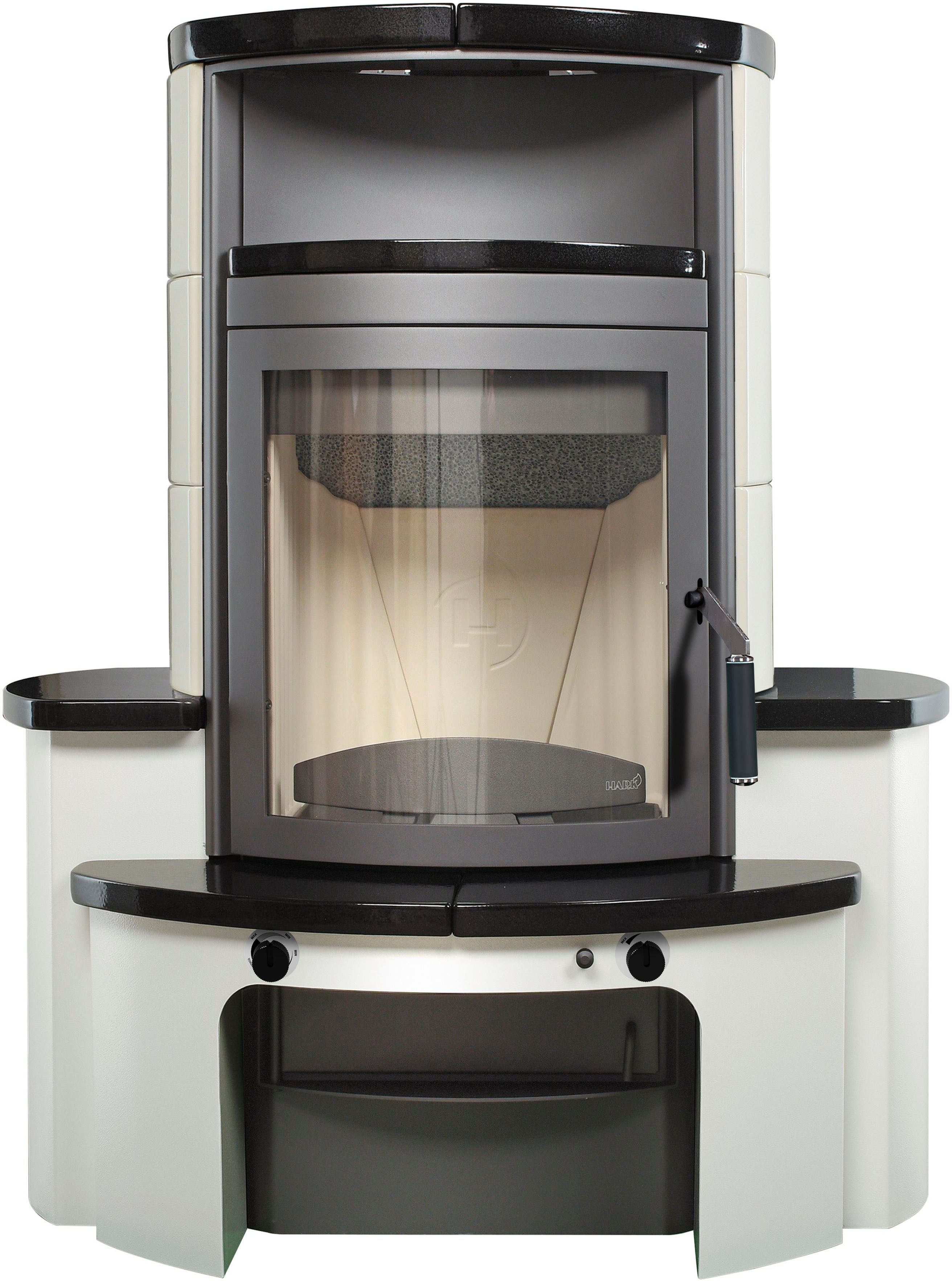 HARK Kaminofen »Avenso GT ECOplus 8 kW«, 8 kW, Dauerbrand, Cr.Weiß/M.Schwarz, mit EcoPlus Filter