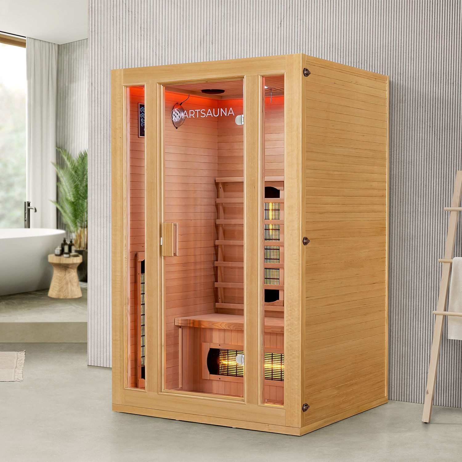 Artsauna Infrarotkabine Nyborg S120V Dual Technologie, für 2 Personen, Heml günstig online kaufen