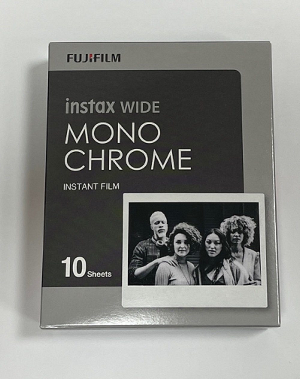 FUJIFILM Film Stück 10 Monochrome für Instax Sofortbildkamera Wide
