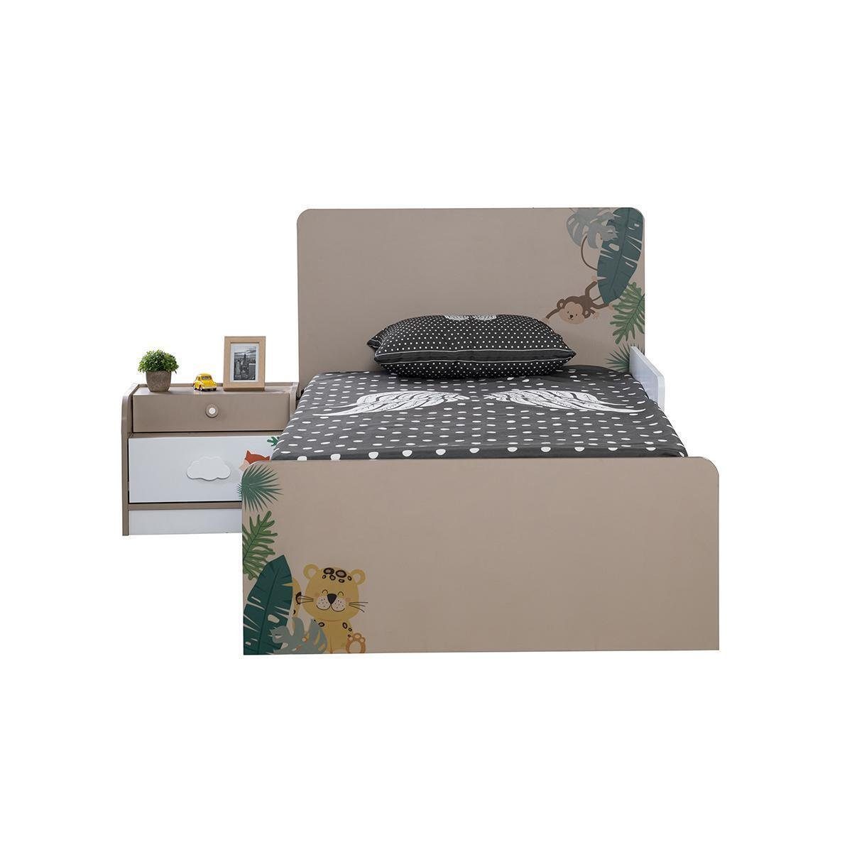 Nachttisch Bett Möbel JVmoebel Jugendzimmer-Set (2-St) Jugendzimmer Kinderzimmer 2tlg., Schlafzimmer