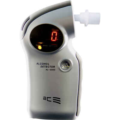 ACE Alkoholtestgerät Atemalkoholtester (mit Wechselsensor, auswechselbarer Sensor, inkl. Display