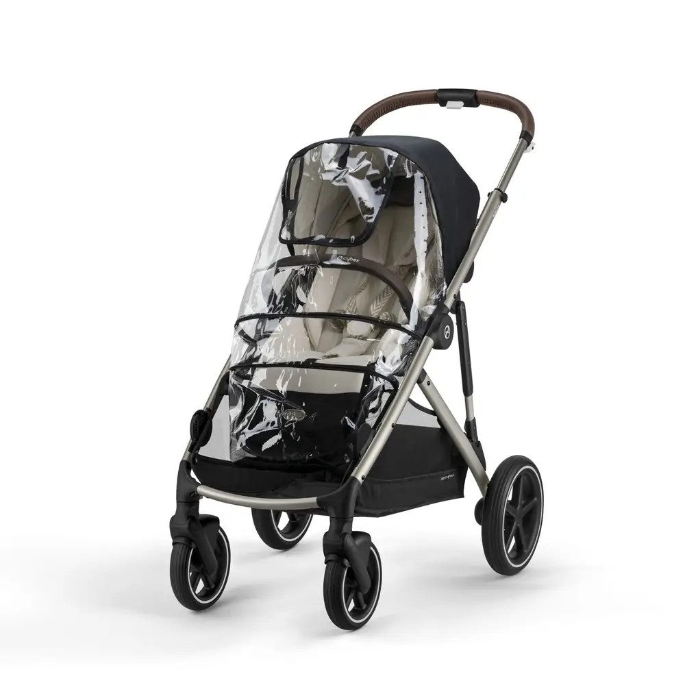 Columbus Kinderwagenkette GAZELLE S Regenverdeck Transparent