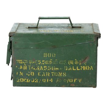 Aufbewahrungsbox Armee Box 30x15x20 cm Aufbewahrung grün