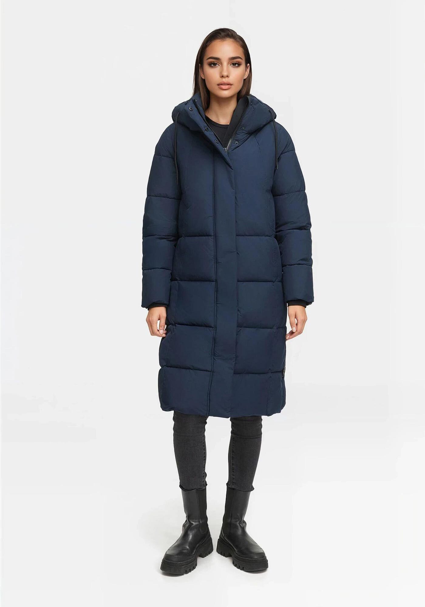 Marikoo Winterjacke Tabiaa Bewegungsschlitz am unteren Saum