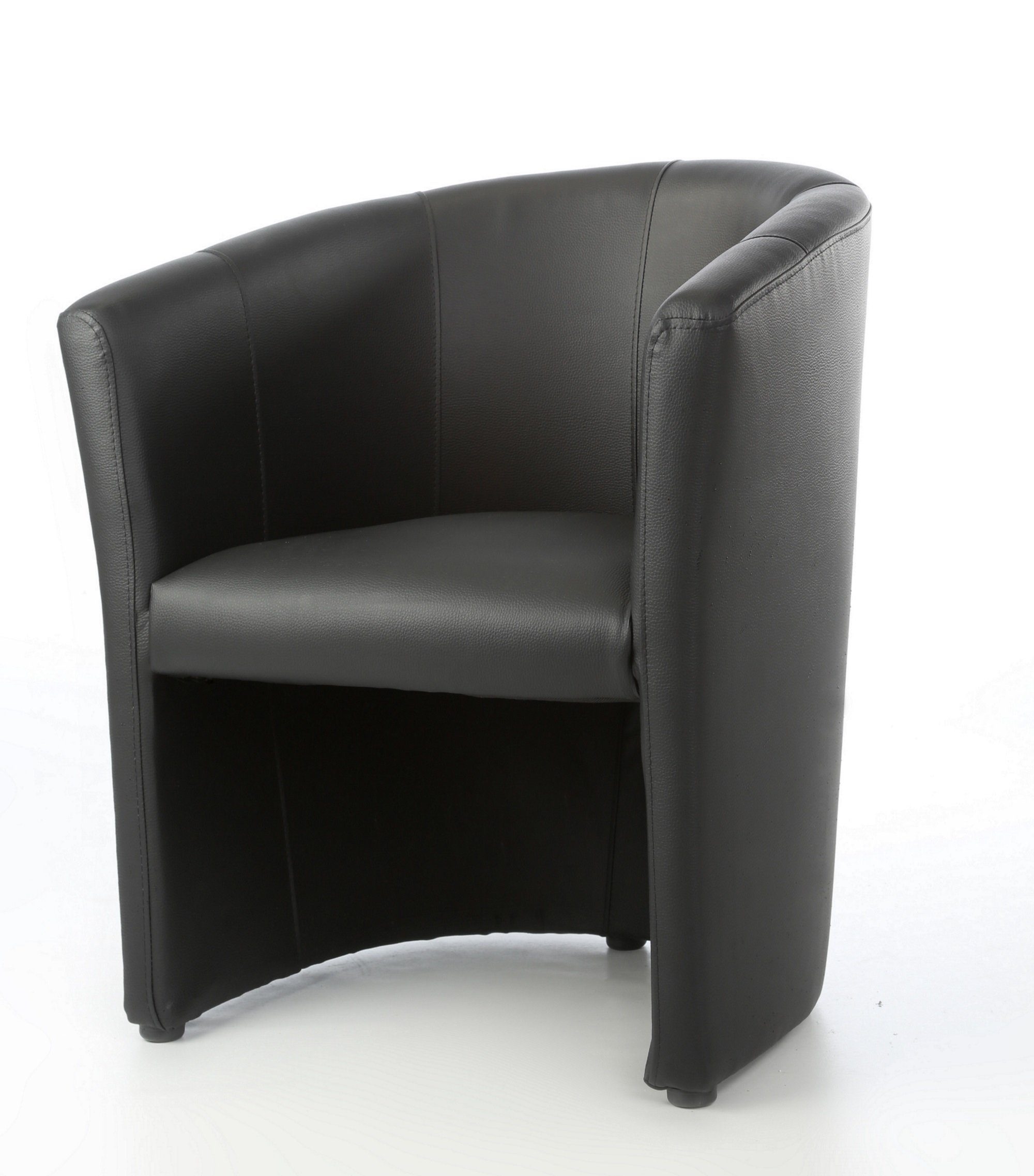 Kamil Cocktailsessel Design Cocktailsessel Sessel Clubsessel Loungesessel Farbe schwarz (1 Set Karton, 1-St)