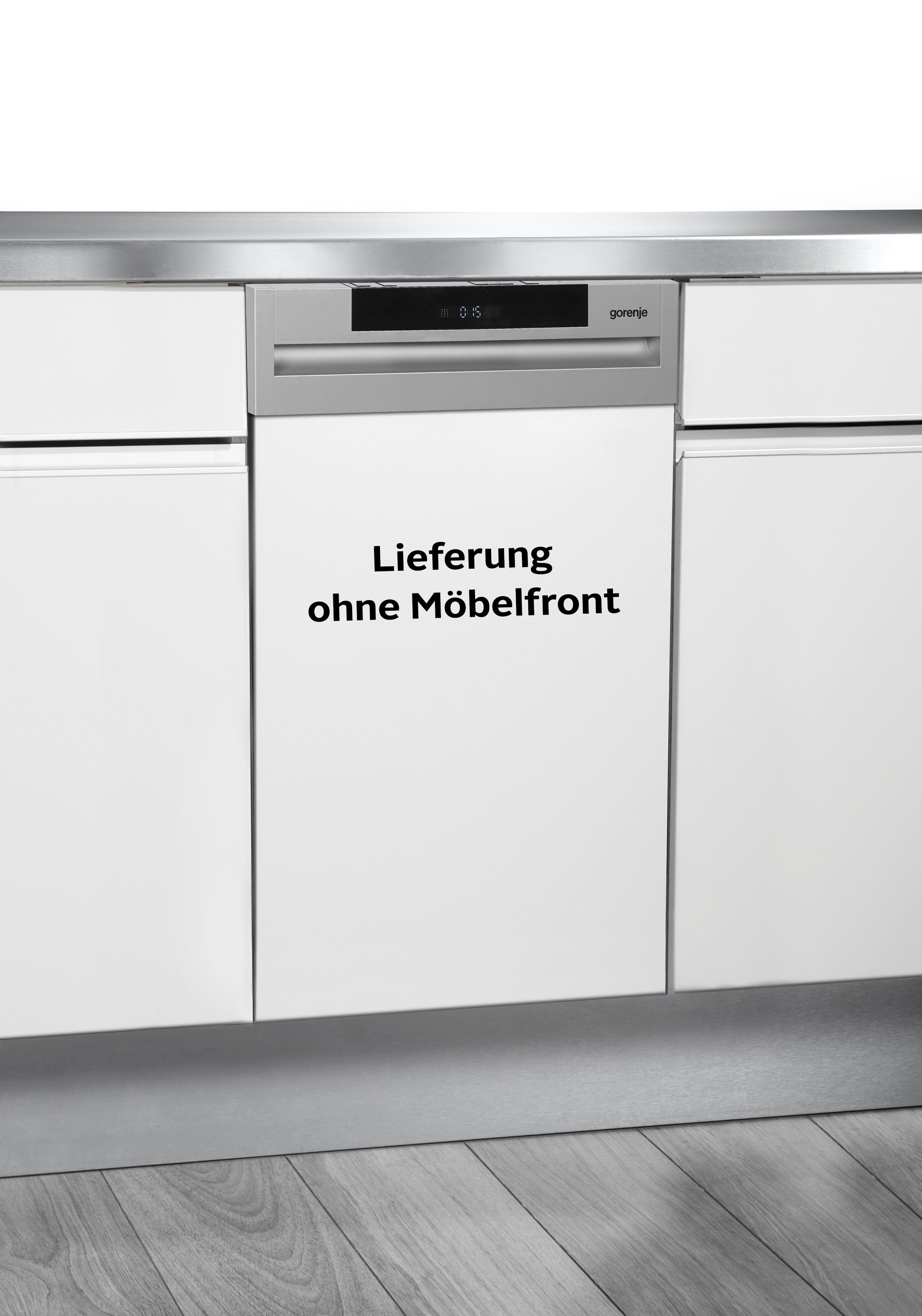 GORENJE teilintegrierbarer Geschirrspüler GI561D10S, 11 Maßgedecke