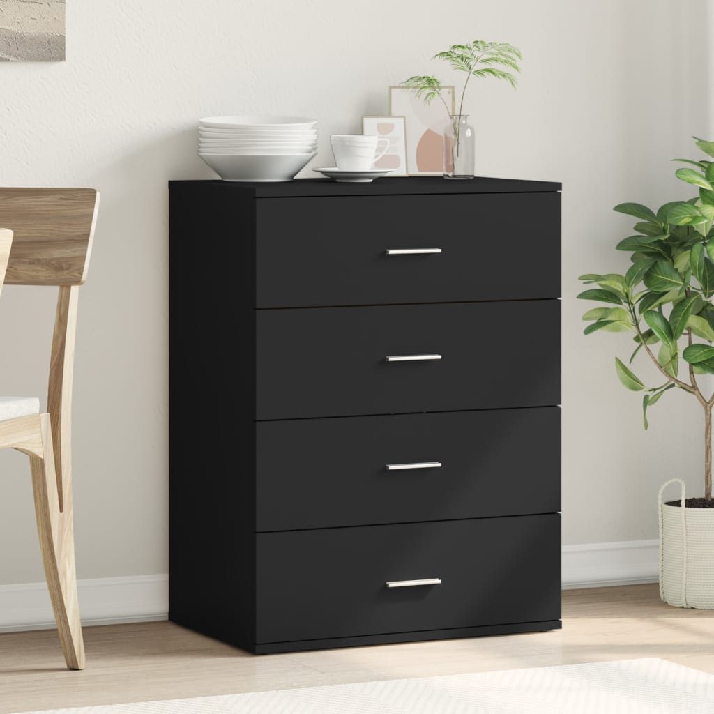 vidaXL Sideboard Sideboard Schwarz 60x39x80 cm günstig online kaufen