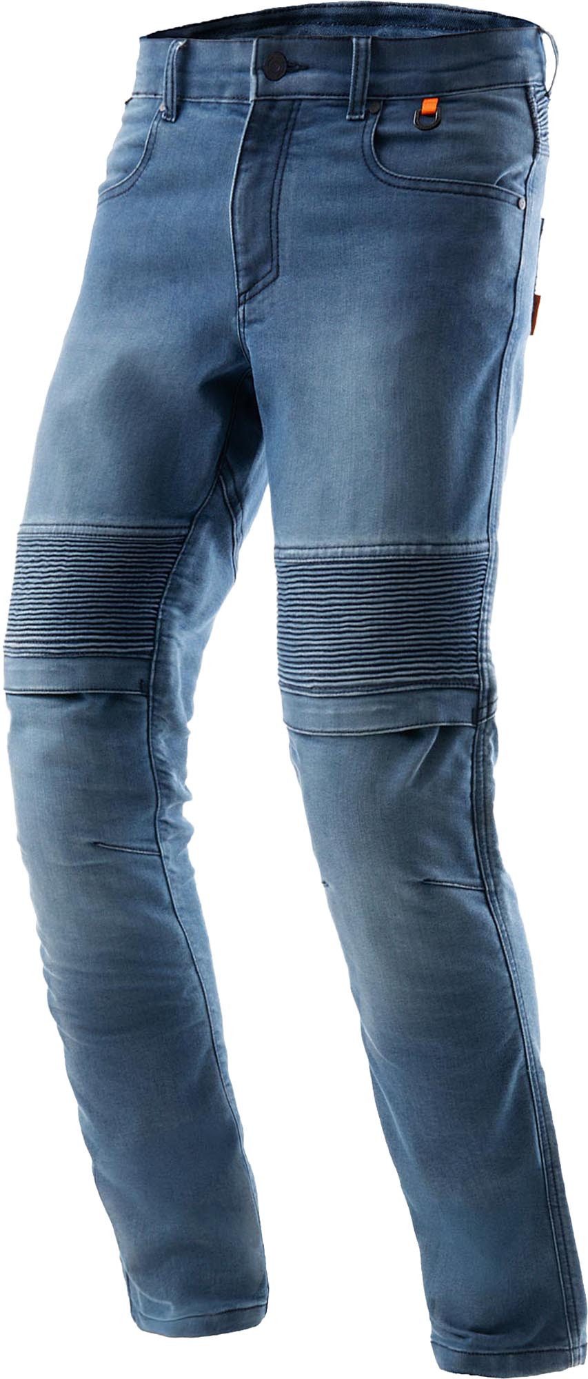 Rebelhorn Motorradhose Revolt Motorrad Jeans Verbindungsreißverschluss,Hüftprotektoren enthalten,Knieprotektor