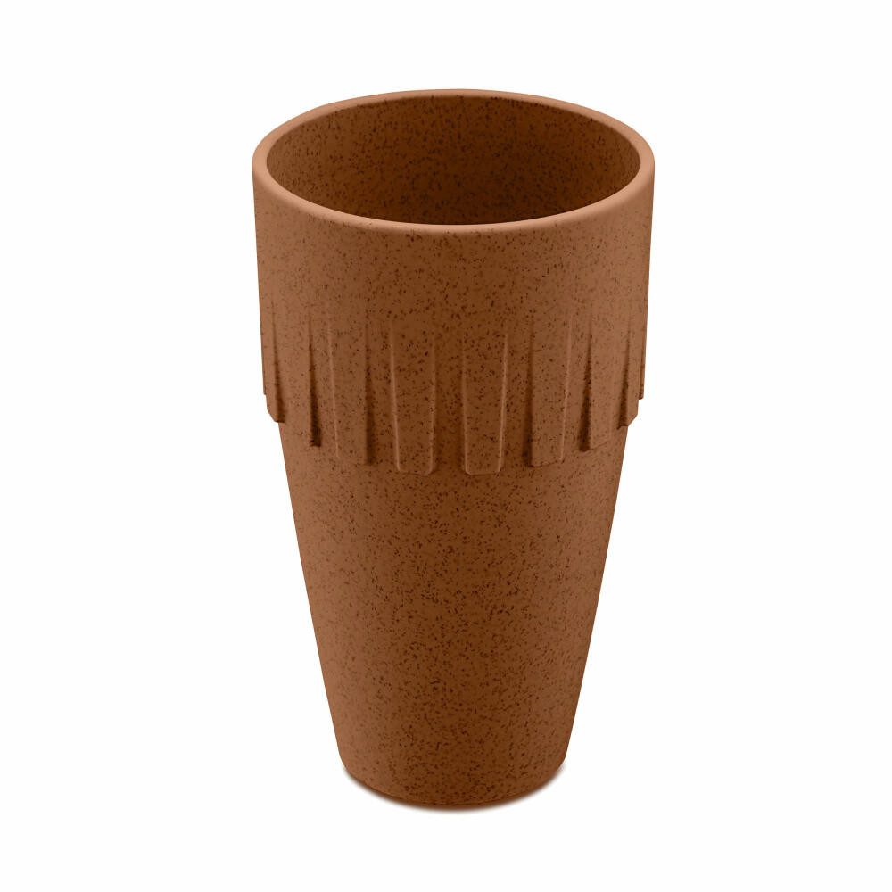 KOZIOL Latte-Macchiato-Tasse Latte Connect Organic Rusty Steel 400 ml, Kunststoff