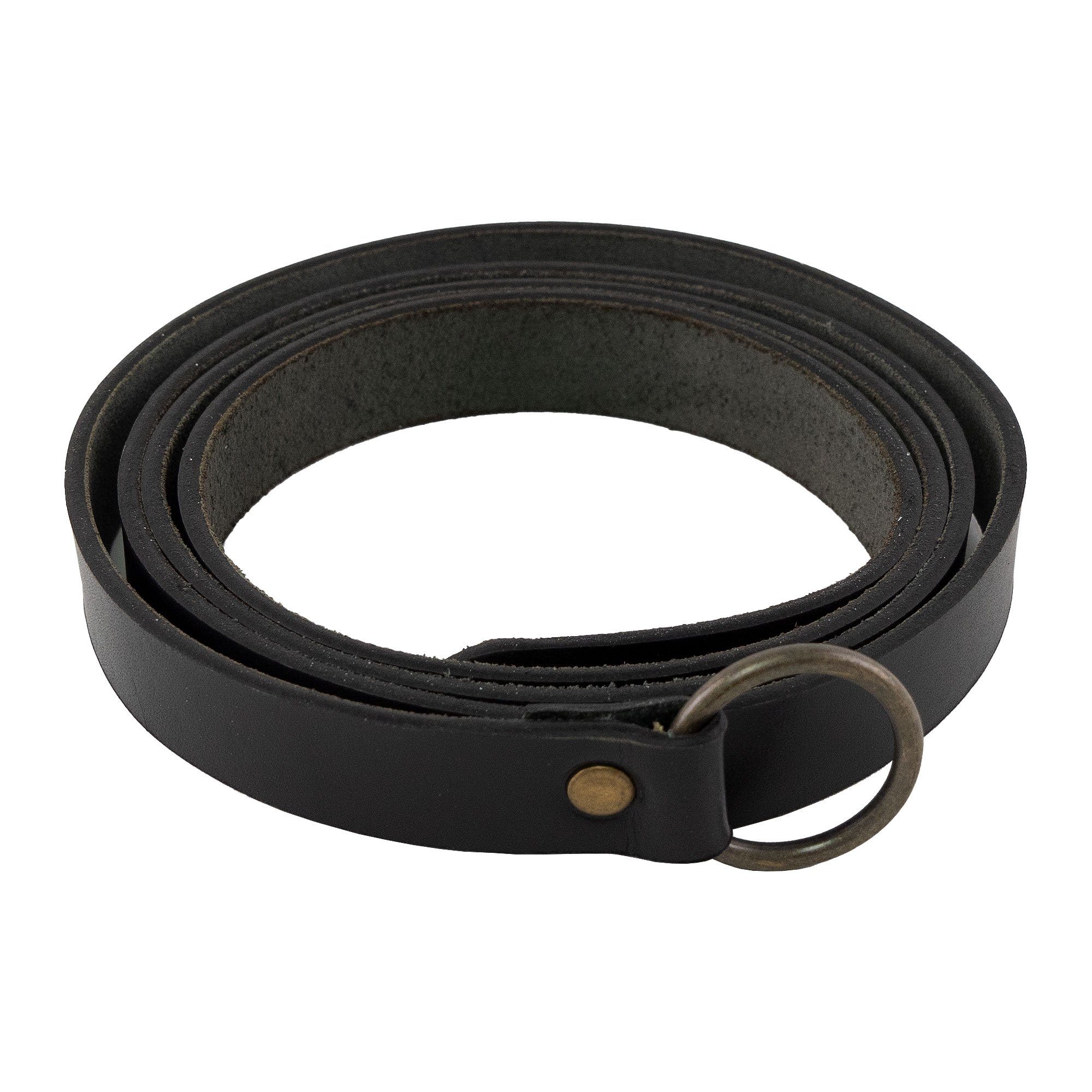 Vehi Mercatus Ritter-Kostüm Mittelalterlicher Langgürtel aus Leder 160 cm versch. Farben