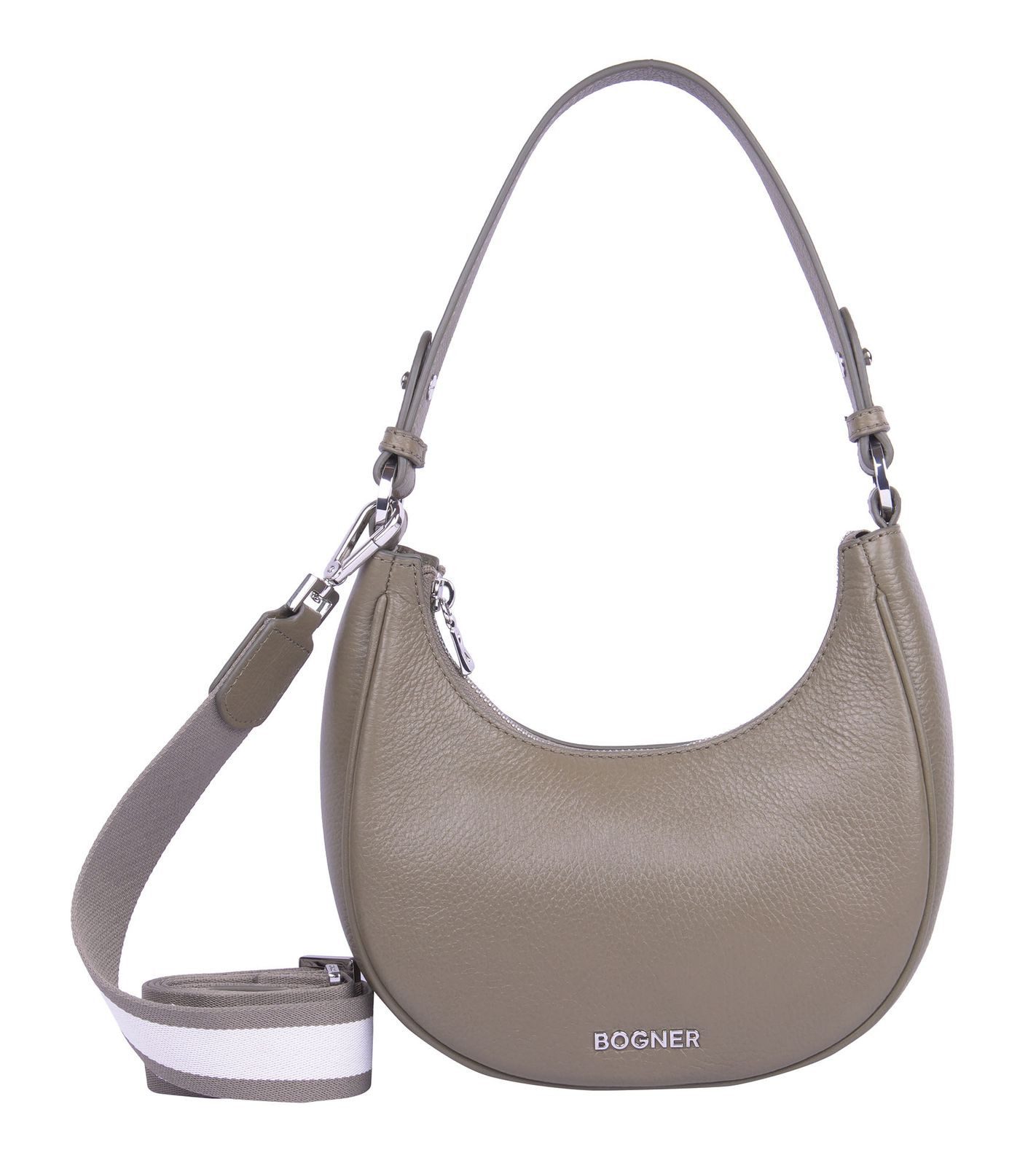 BOGNER Schultertasche Melene Shoulderbag, aus echtem Rindsleder