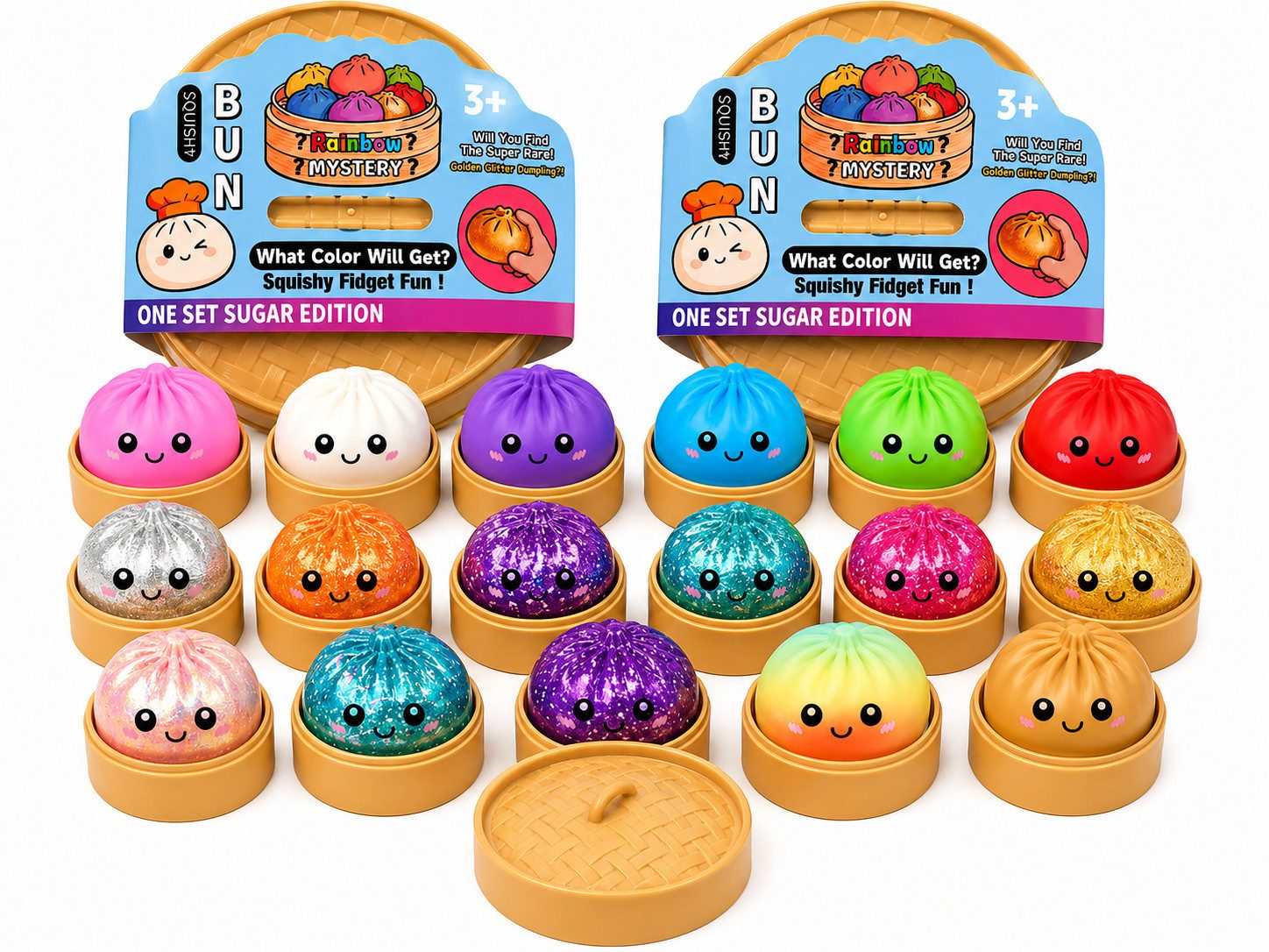 Candy & Bar Greifling Squishy Dumpling Mystery Fidget Toy – Überraschungsspielzeug