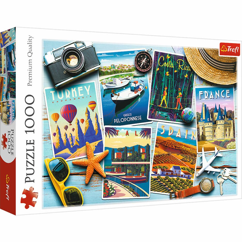 Puzzle Urlaubs Postkarten