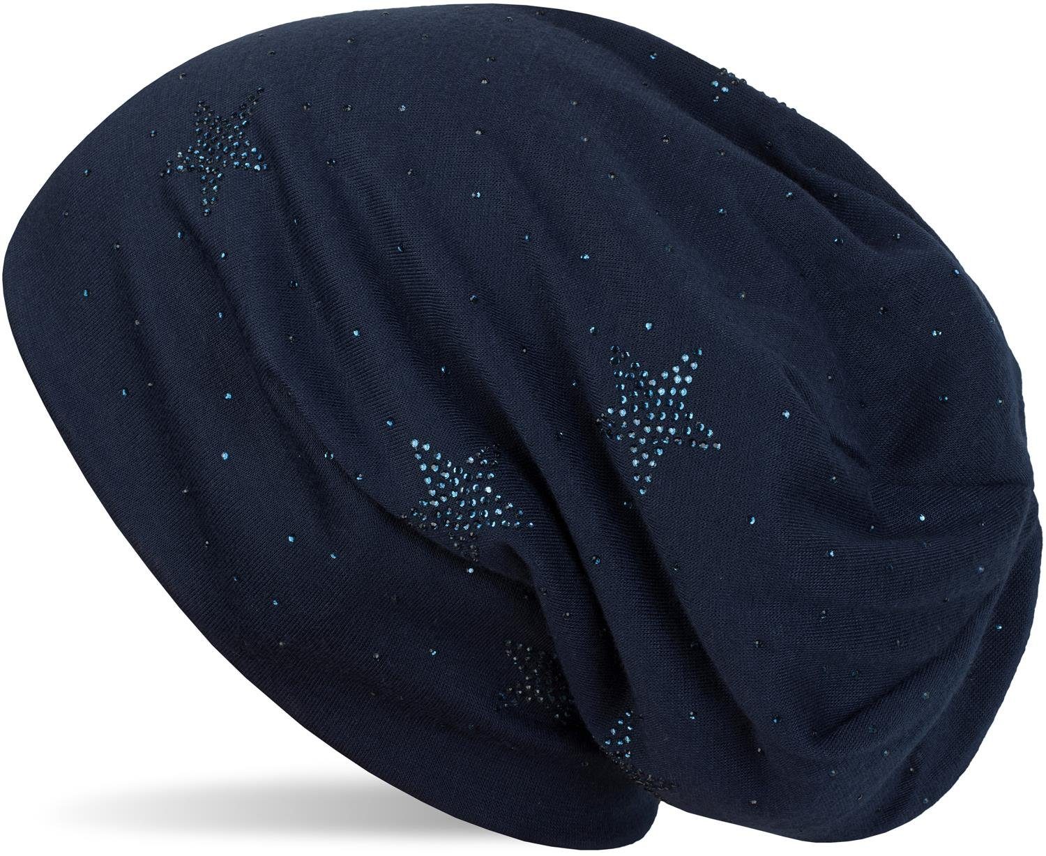 Beanie Beanie mit Strass Sterne