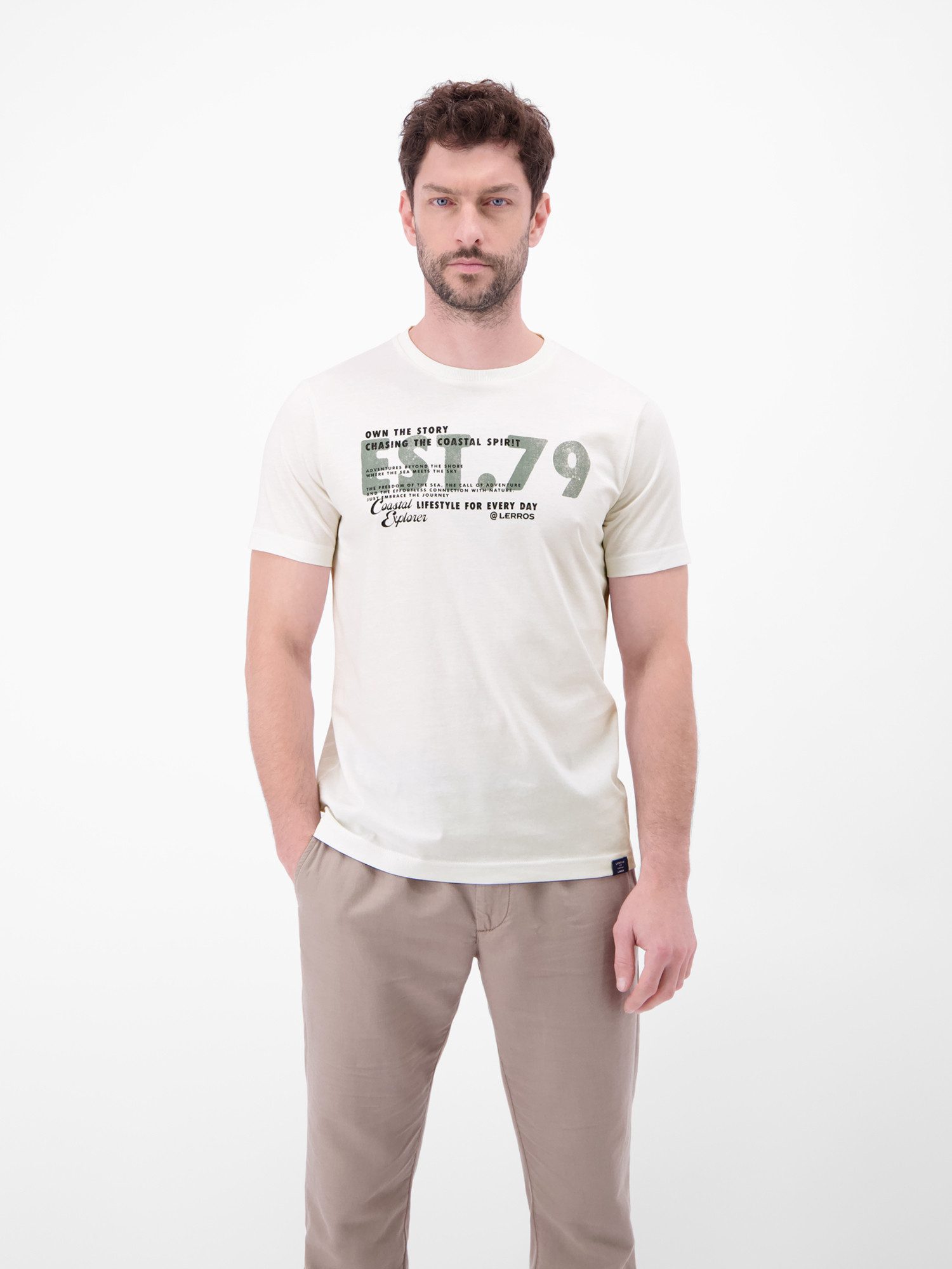 T-Shirt T-Shirt aus Baumwolle mit Brustprint