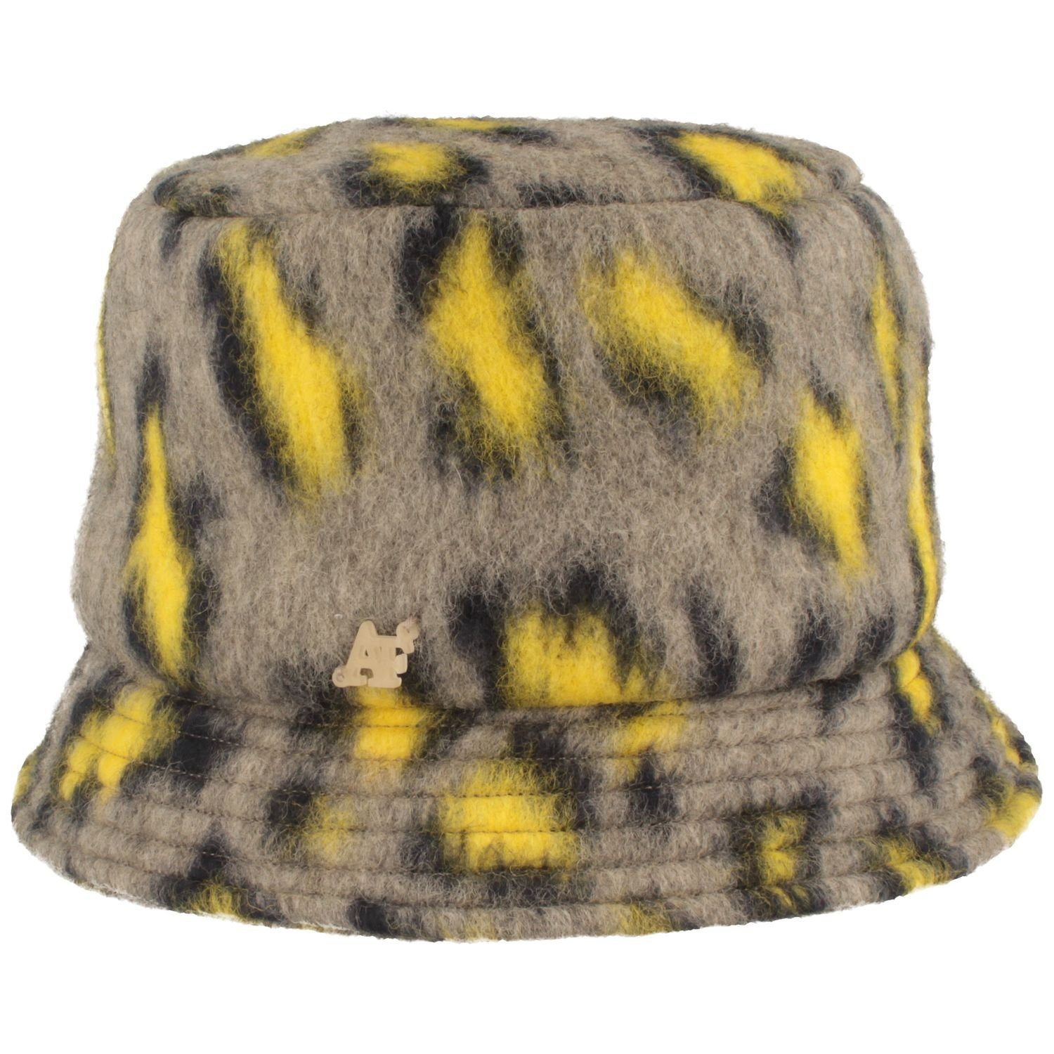 Angiolo Frasconi Fischerhut Bucket Leo Print rollbar & warm