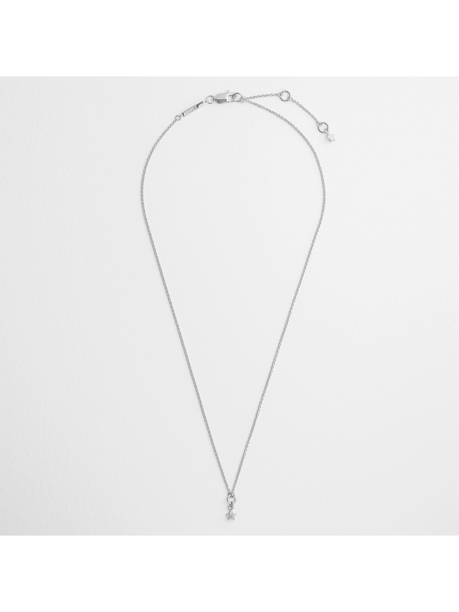 Esprit Silberkette ESPRIT Damen-Kette 925er Silber 1 Diamant Stern, Star günstig online kaufen