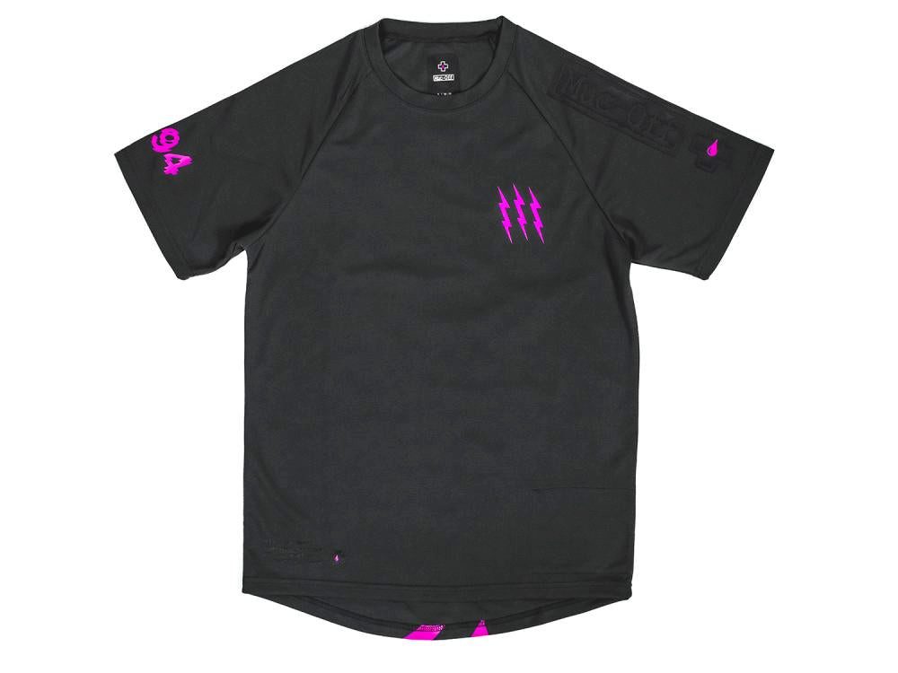 Funktionsshirt Muc Off T-Shirt Riders Jersey grau pink S