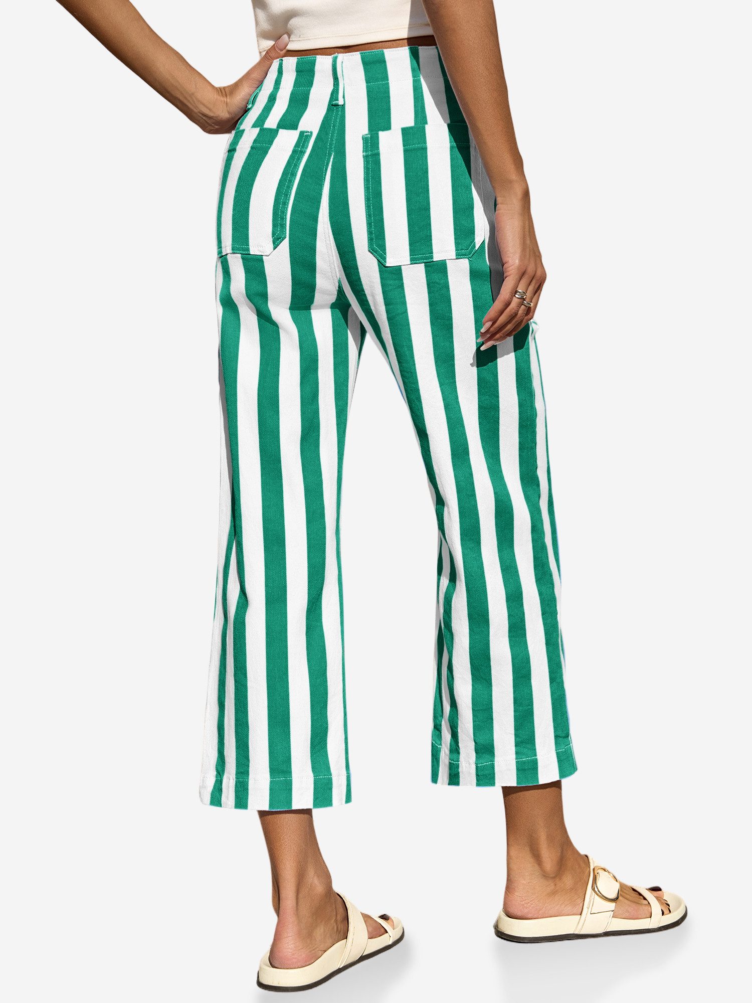 Imily Bela 7/8-Jeans Damen High Waisted Stretched Jeans (Packung, 1-tlg., 1 günstig online kaufen