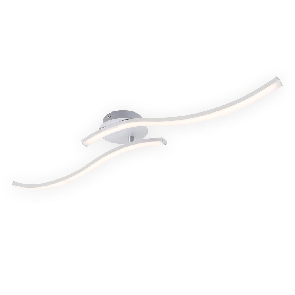 Briloner Leuchten LED Deckenleuchte 3165-029, LED fest integriert, 2700K - Extra-Warmweiß, Deckenlampe schwenkbare Arme 1400lm 3000K