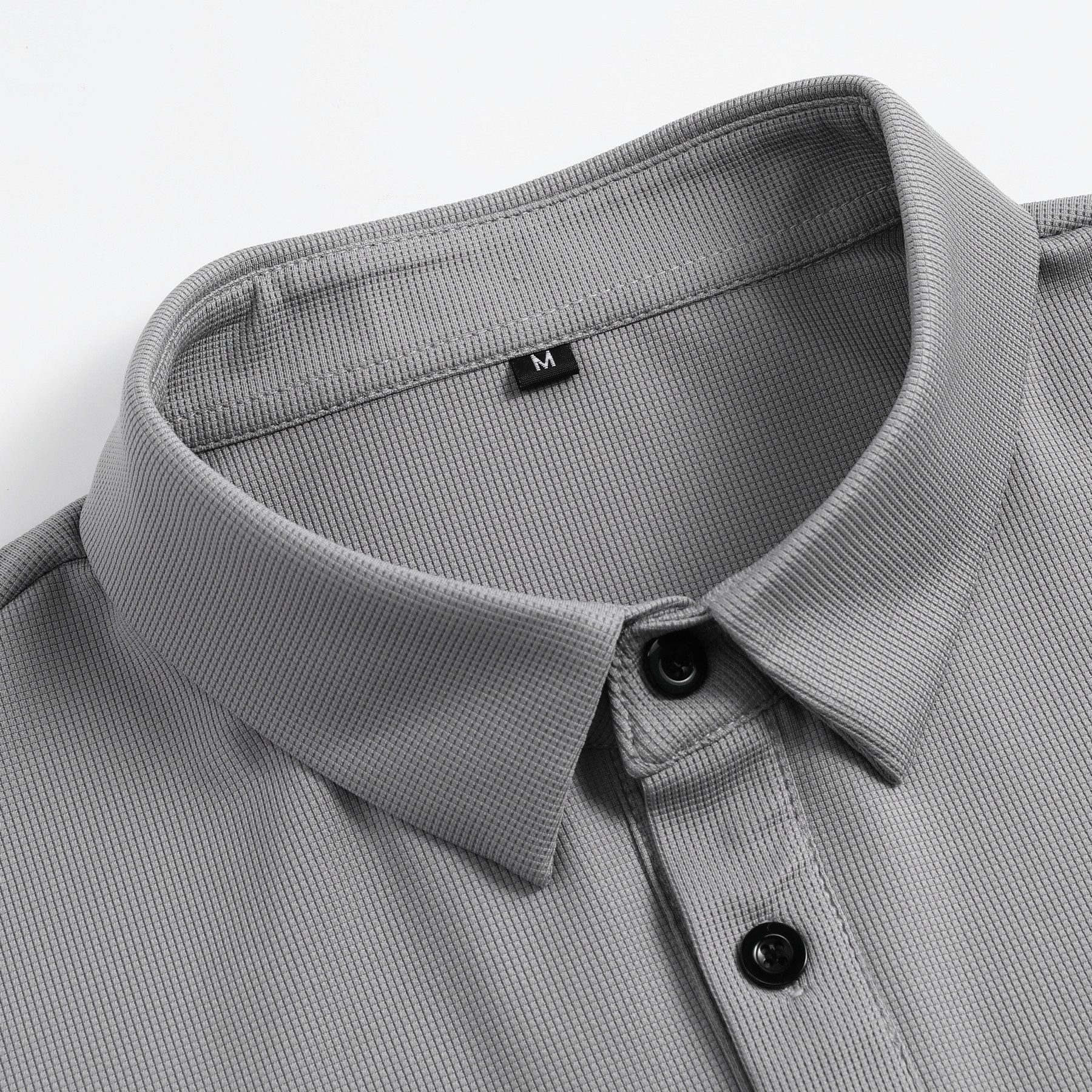 Allthemen Poloshirt Herren Kurzarm Poloshirt mit 3-Knopfleiste Business Regular Fit – Bild 5 von 5