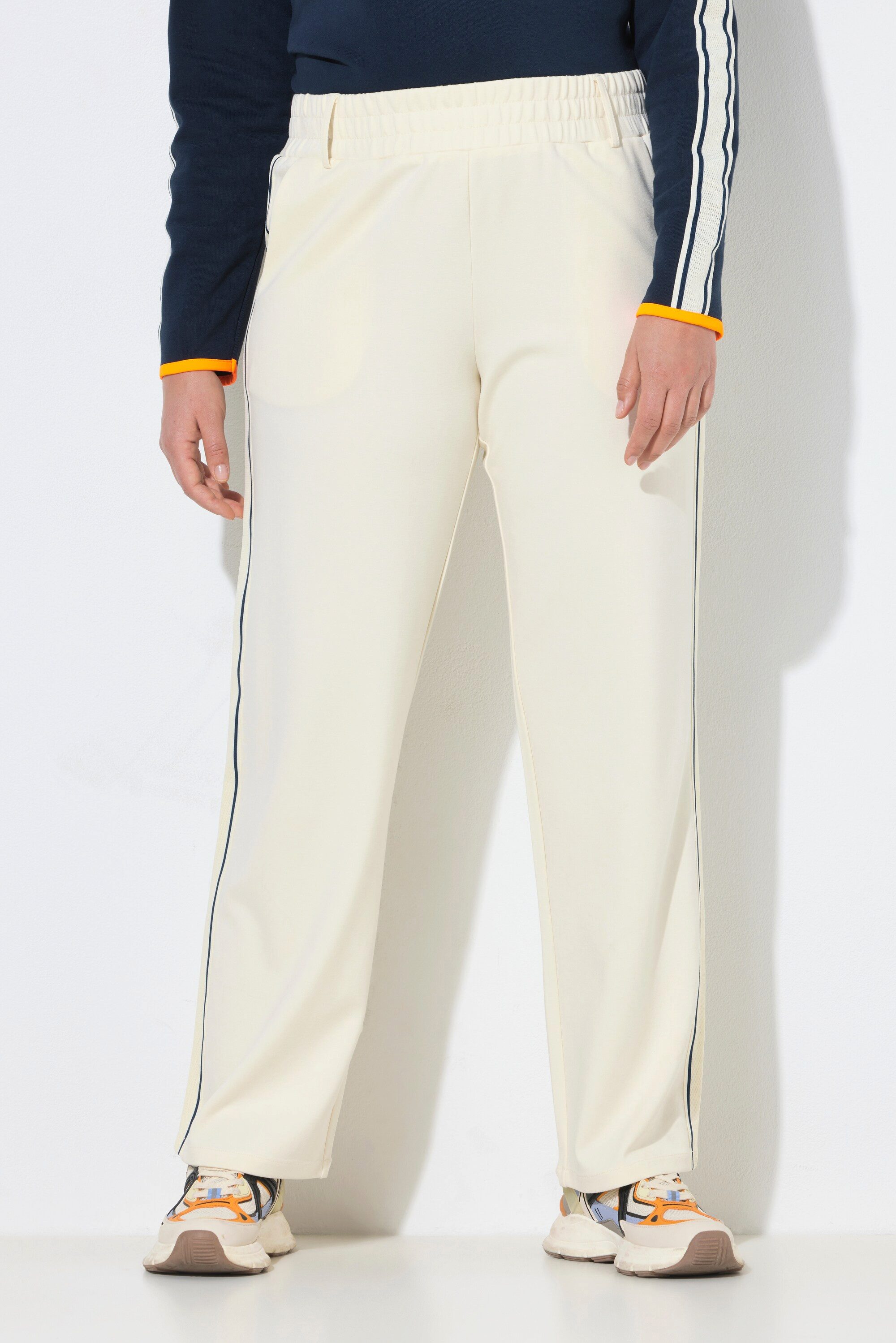 Schlupfhose Weite Jersey Hose elastischen Bund