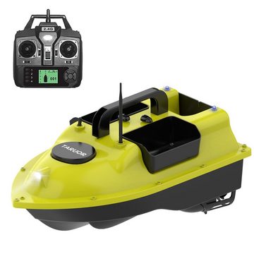 Tidyard RC-Boot GPS Fischerköderboot mit 3 Köderbehältern 1,9 kg Köder,10000mAh, 500 M,wiederaufladbarer Batterie,Ersatzpropeller,Aufbewahrungstasche