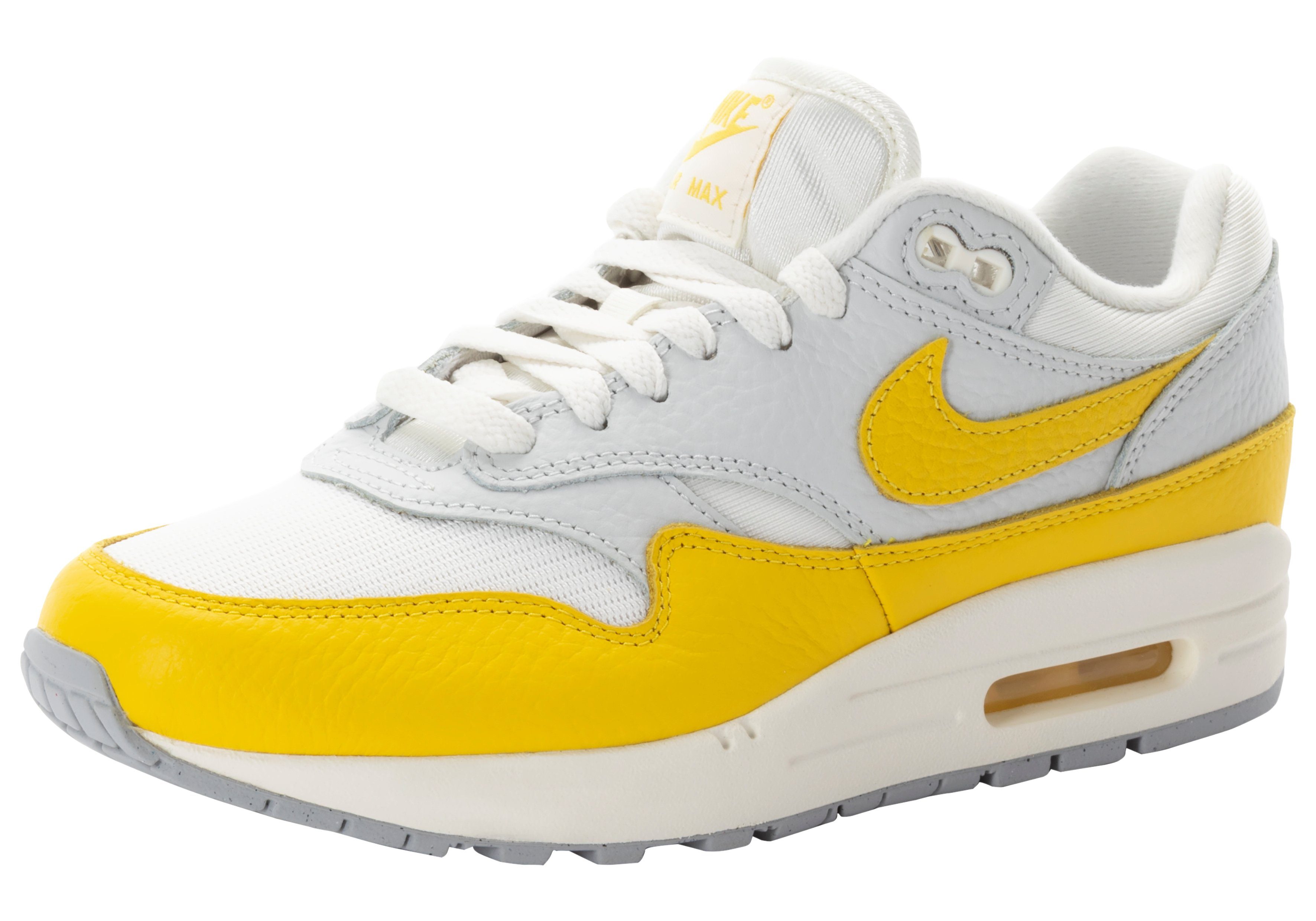 Nike air max 1 trainers in white sale