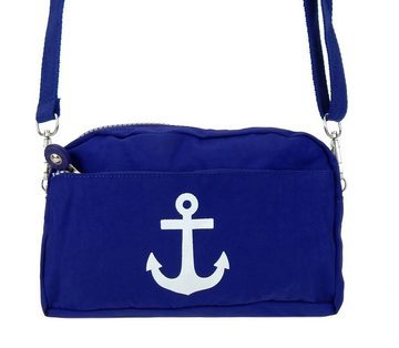 Ella Jonte Handtasche, Cross Body Bag mit maritimen Anker Motiv