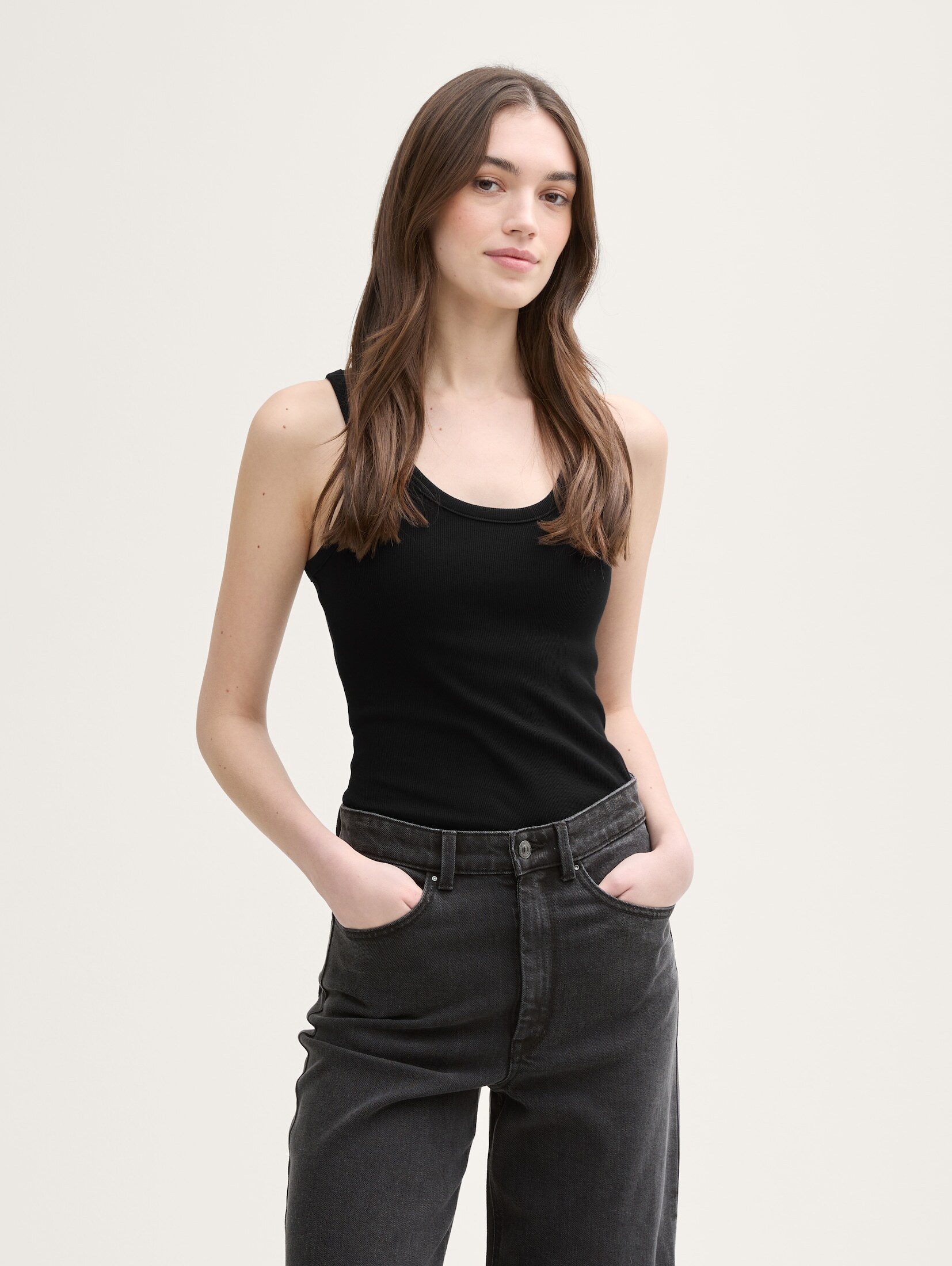 TOM TAILOR Denim Trägertop Top mit günstig online kaufen