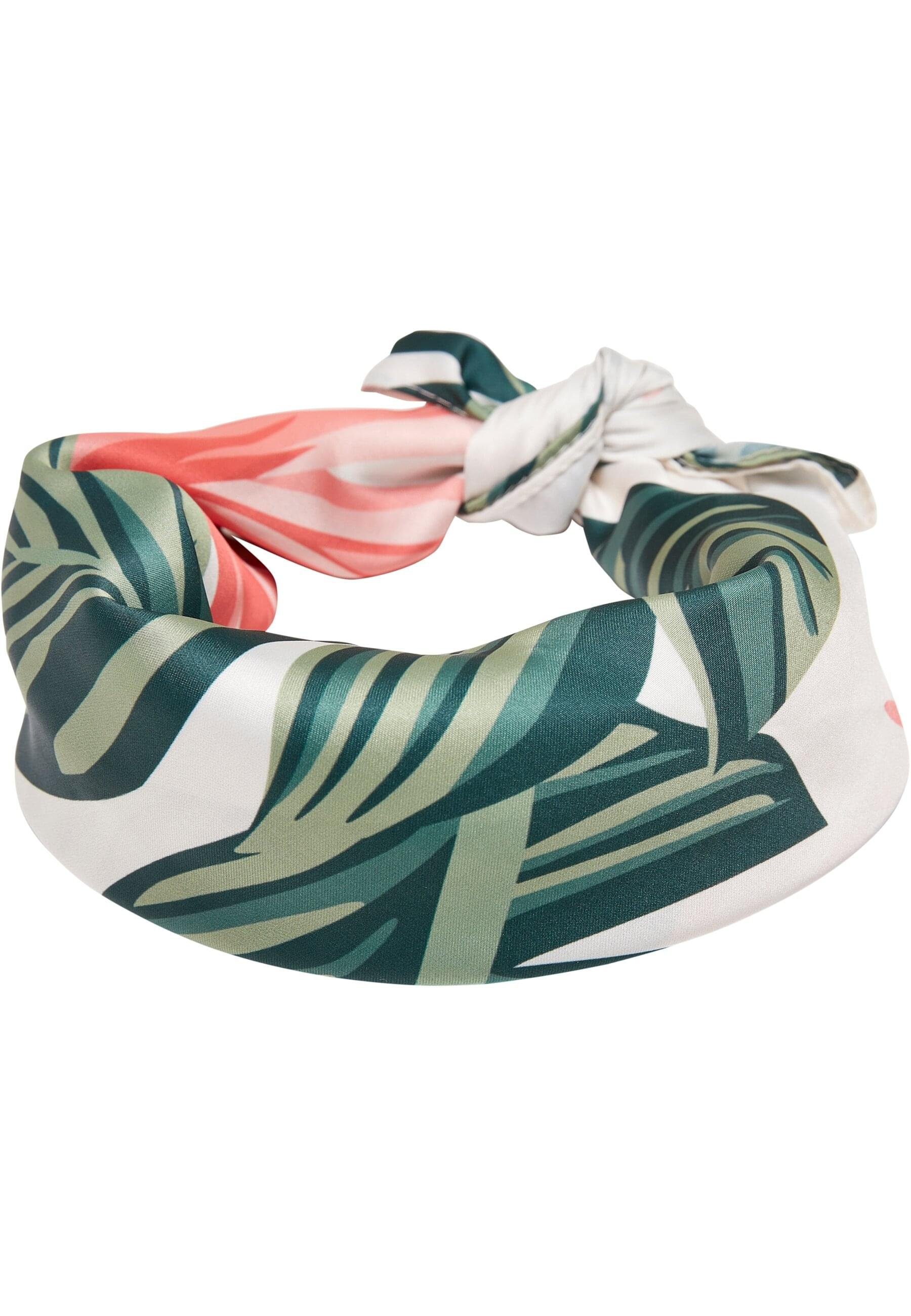 Satin floral CLASSICS URBAN Big Bandana, (1-St) green Bandana Unisex