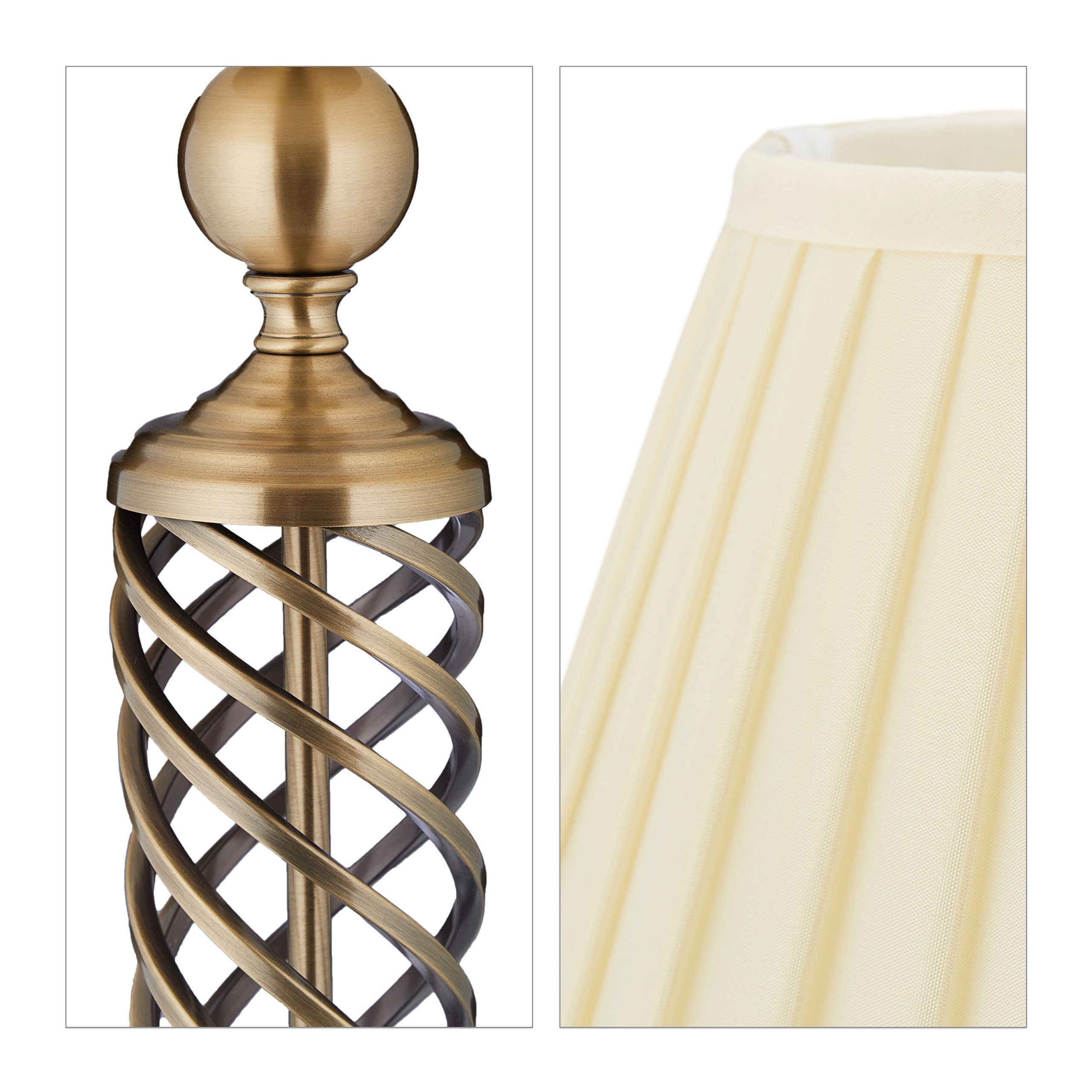 relaxdays Stehlampe antik