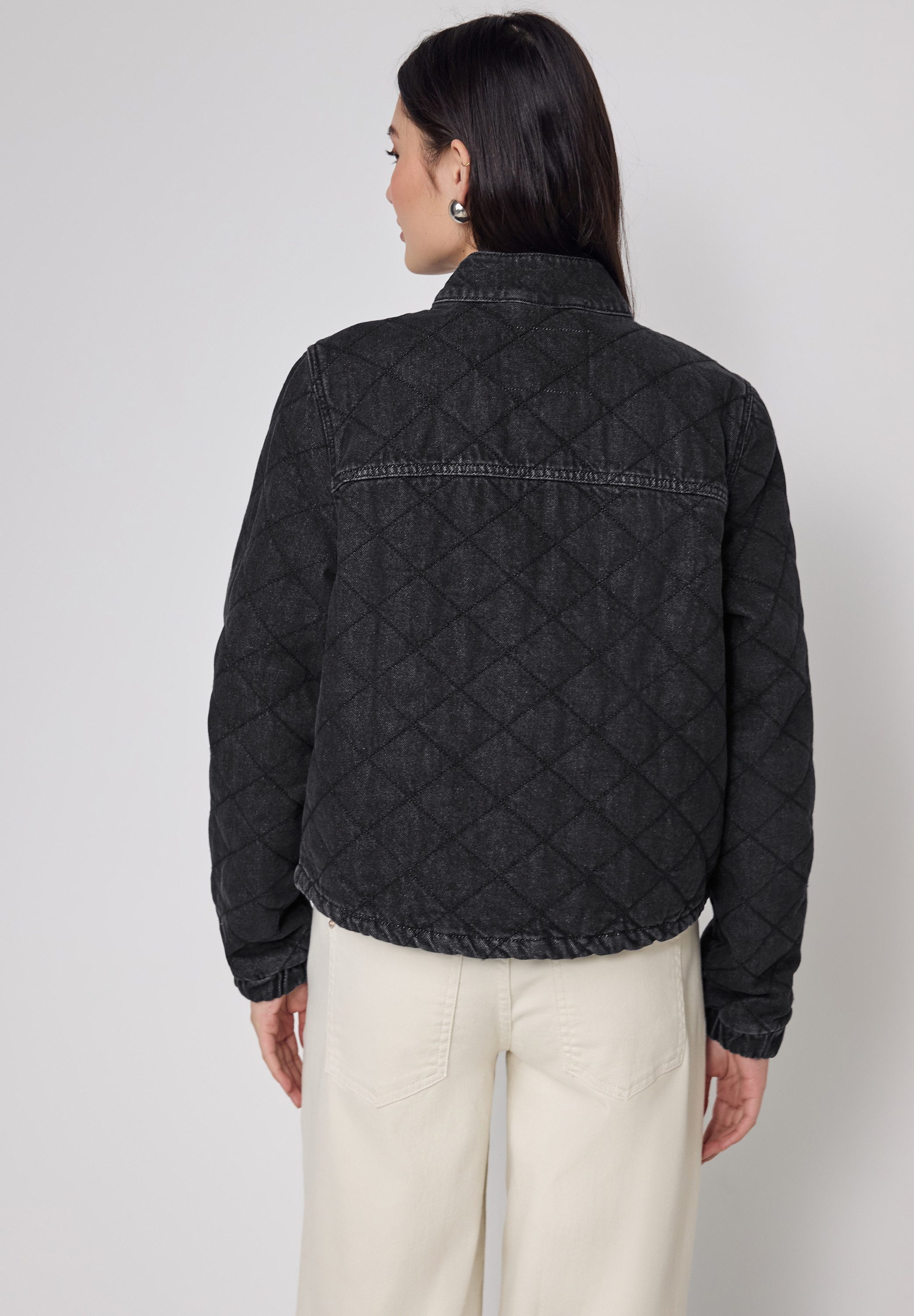 STREET ONE STUDIO Jeansjacke mit Stehkragen günstig online kaufen