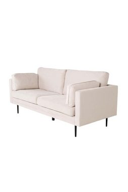 ebuy24 Sofa Boom Sofa 3 Personen Samt hell beige.