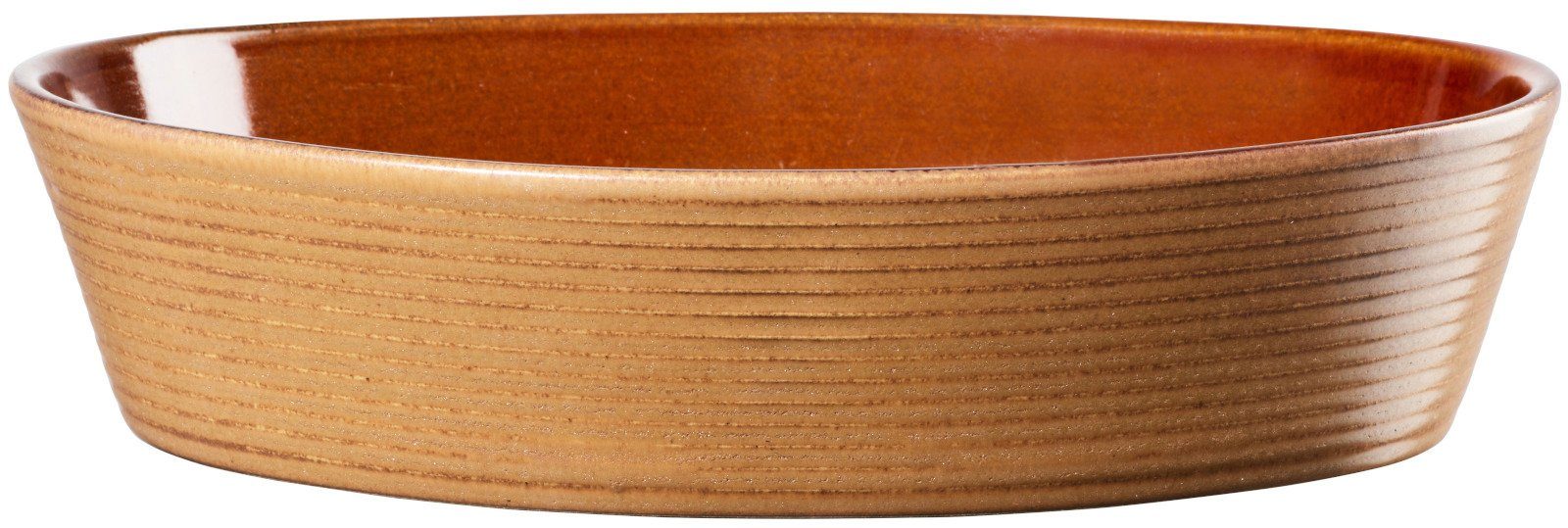 ASA SELECTION Auflaufform kitchen'art Auflaufform oval brown 25cm, Steinzeug, Küche, Kochen, Backen