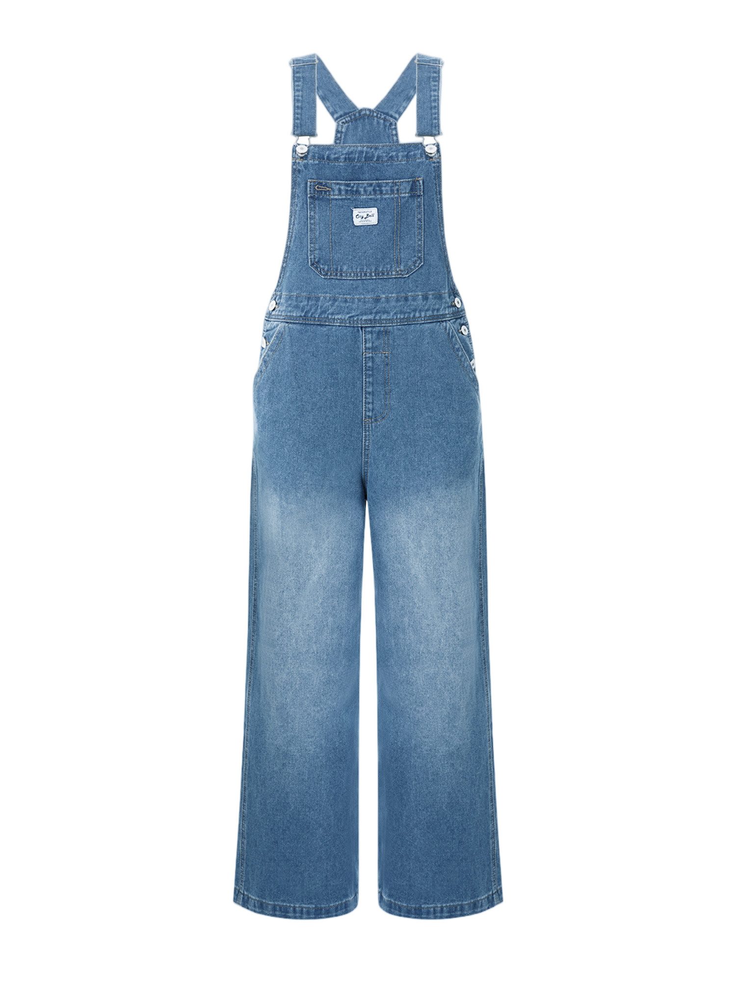 Imily Bela Overall Damen Jeans Latzhose (Packung, 1-tlg., 1per-Pack) mit Ta günstig online kaufen