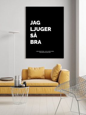 NORDIC WORDS Poster Linda Bengtzing - Jag Ljuger Så Bra