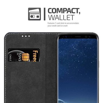 Cadorabo Handyhülle Samsung Galaxy S8 Samsung Galaxy S8, Klappbare Handy Schutzhülle - Hülle - mit Standfunktion und Kartenfach