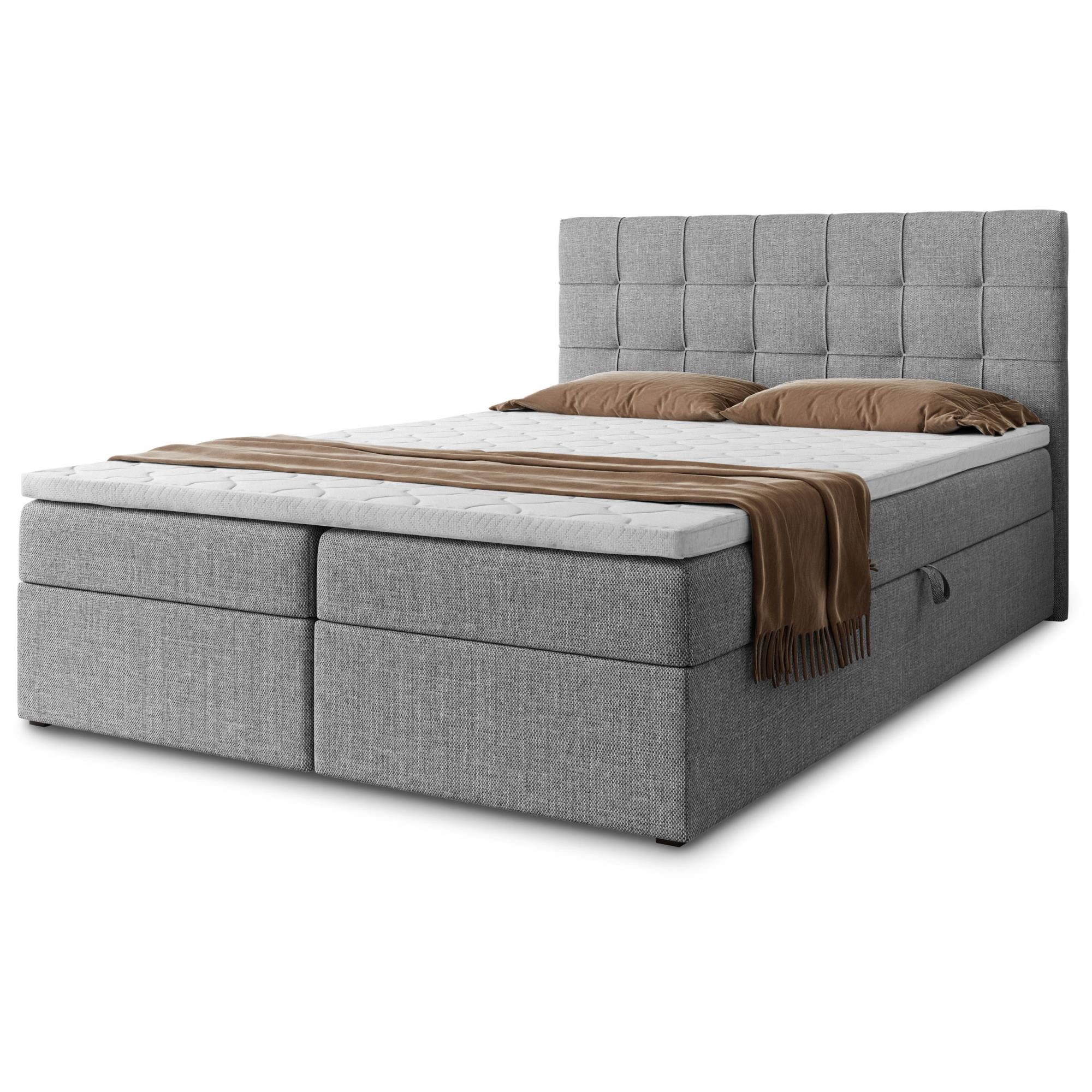 Beautysofa Boxspringbett mit Bettkasten Topiq II, günstig online kaufen