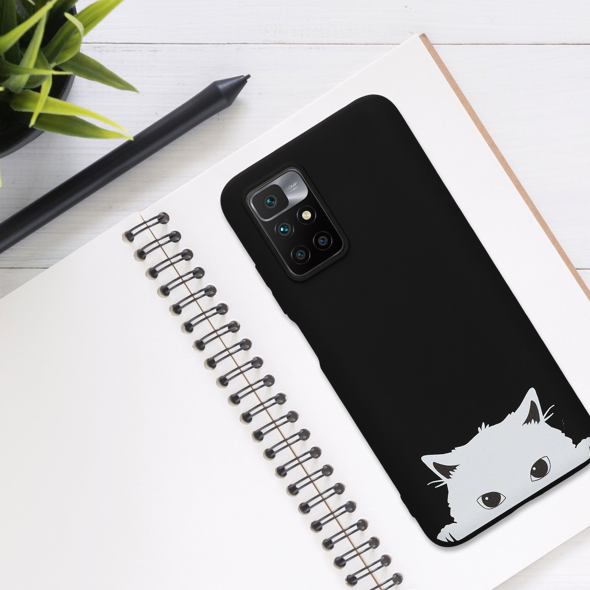 kwmobile Handyhülle Hülle für Xiaomi Redmi 10 (2021 / 2022), Handyhülle Silikon Case