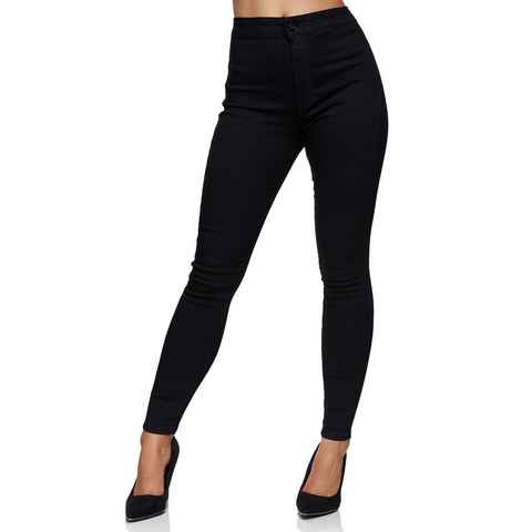 Elara High-waist-Jeans Elara Damen Jeans High Waist Slim Fit (1-tlg)