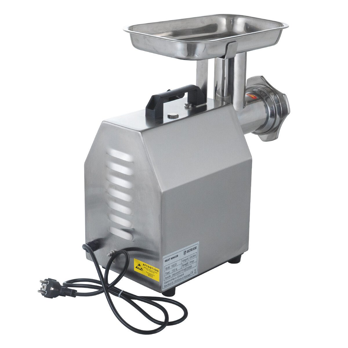GastroHero Fleischwolf Fleischwolf FWE 220 kg/h, 1100 W