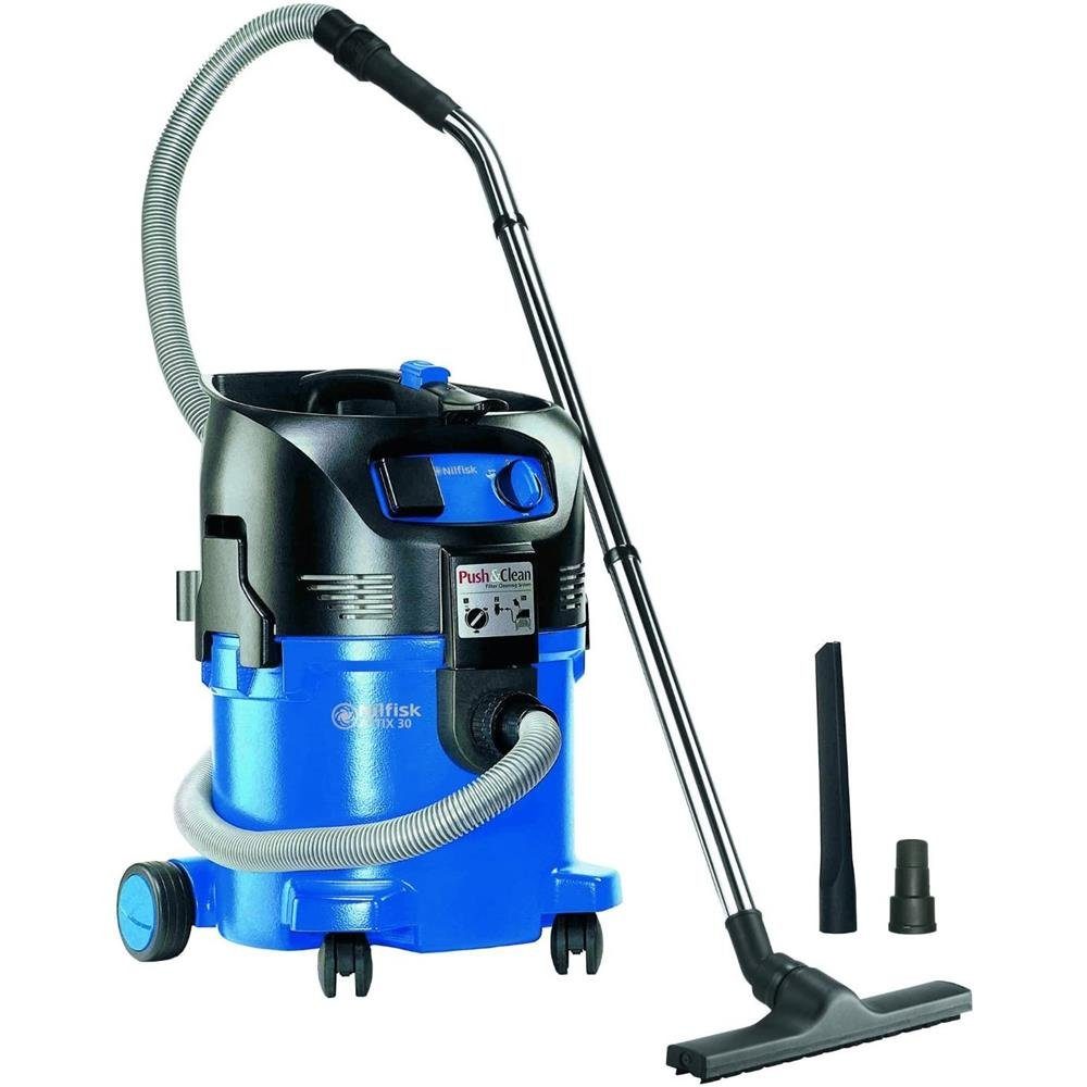 Nilfisk Bodenstaubsauger ATTIX 30-21 PC Промышленный пылесос Nass/Trocken 107407544, Multifit Zubehörsystem, 30L Behälter, PET-Filter auswaschbar