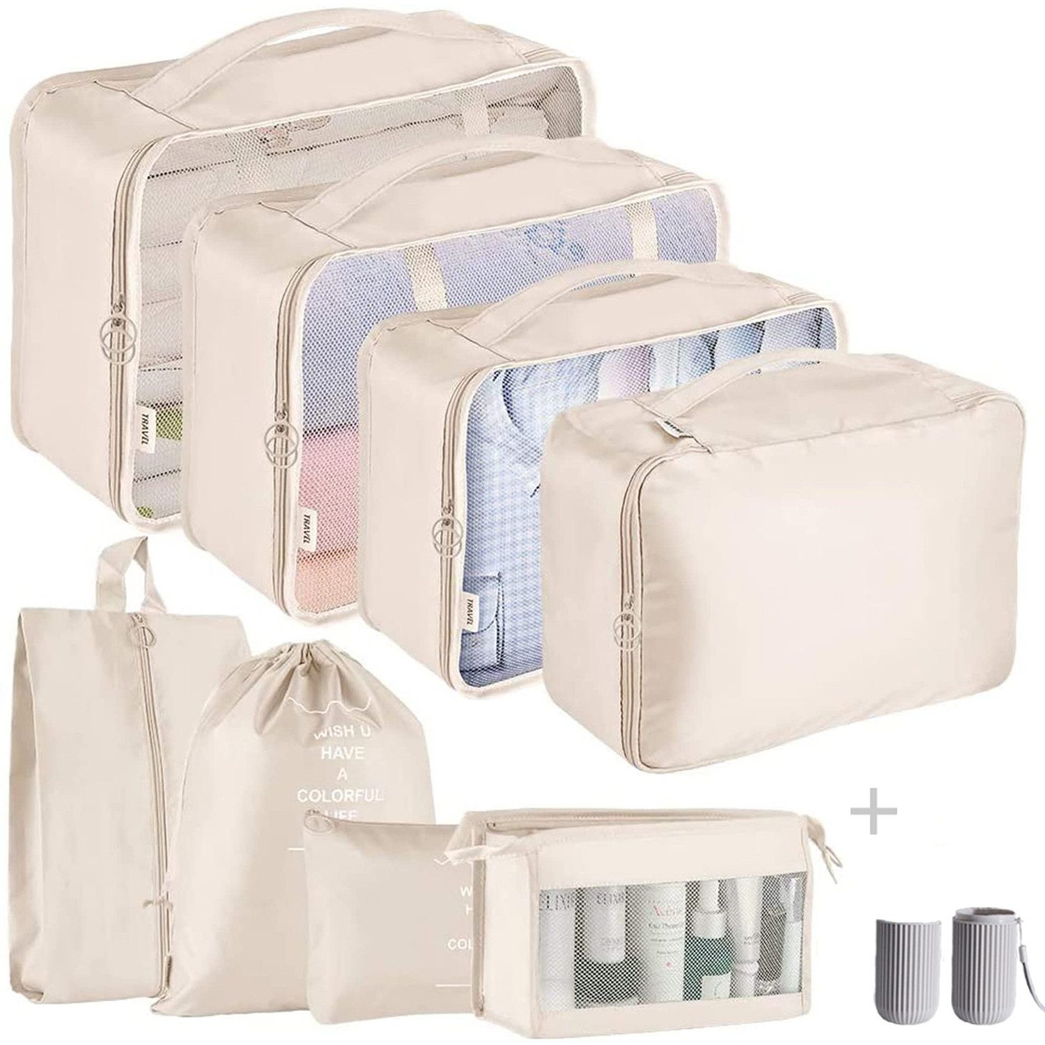 Coonoor Kofferorganizer Set 9-Teilig Kofferorganizer Reisetasche günstig online kaufen