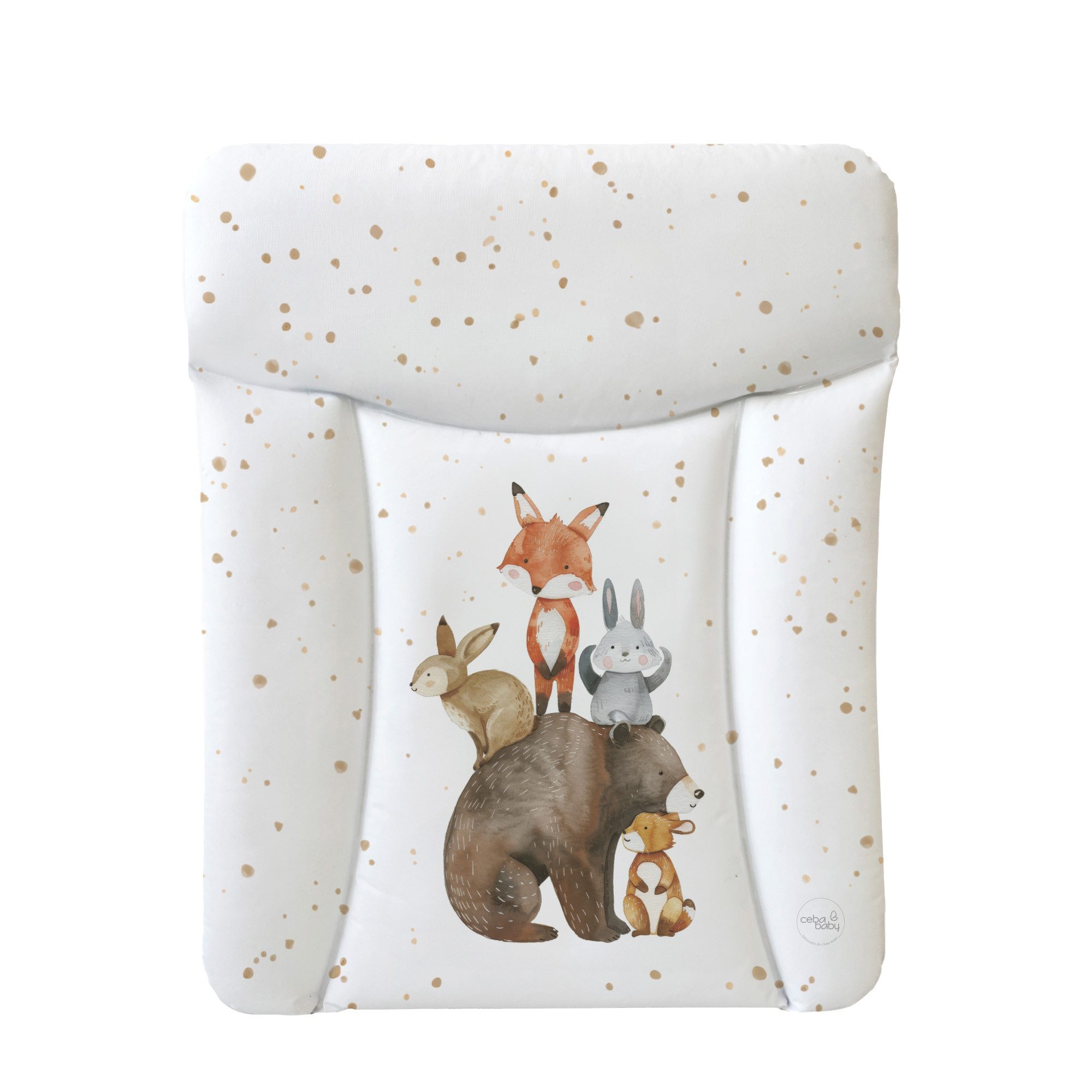 CEBA BABY Wickelauflage Weiche Wickeltischauflage 50 x 70 cm, 72 x 75 cm, 85 x 72 cm, Wickelauflage für Junge und Mädchen - Wasserdicht, abwaschbar