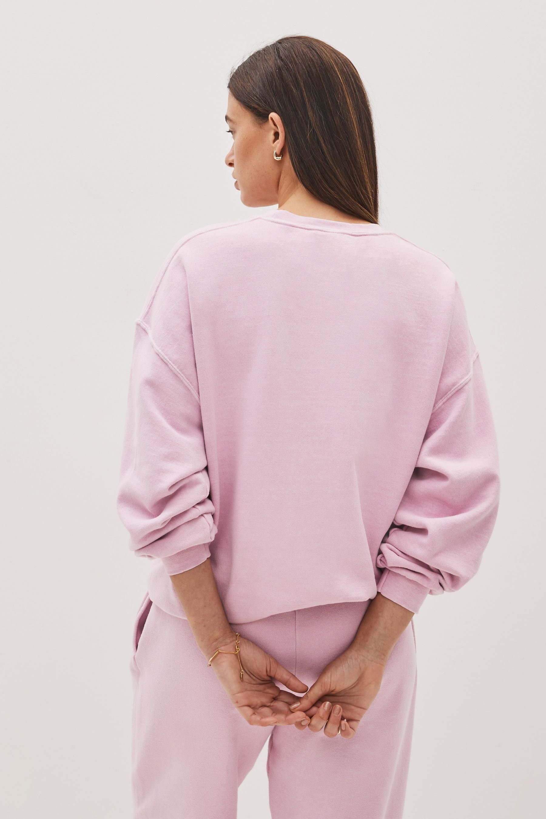 Next (1-tlg) Pink Grafik-Sweatshirt California Kapuzensweatshirt
