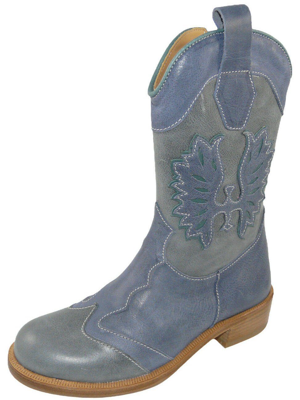 Zecchino d'Oro Zecchino d'Oro A18-1873 1093 Cowboy leder Stiefeletten Schnürstiefelette