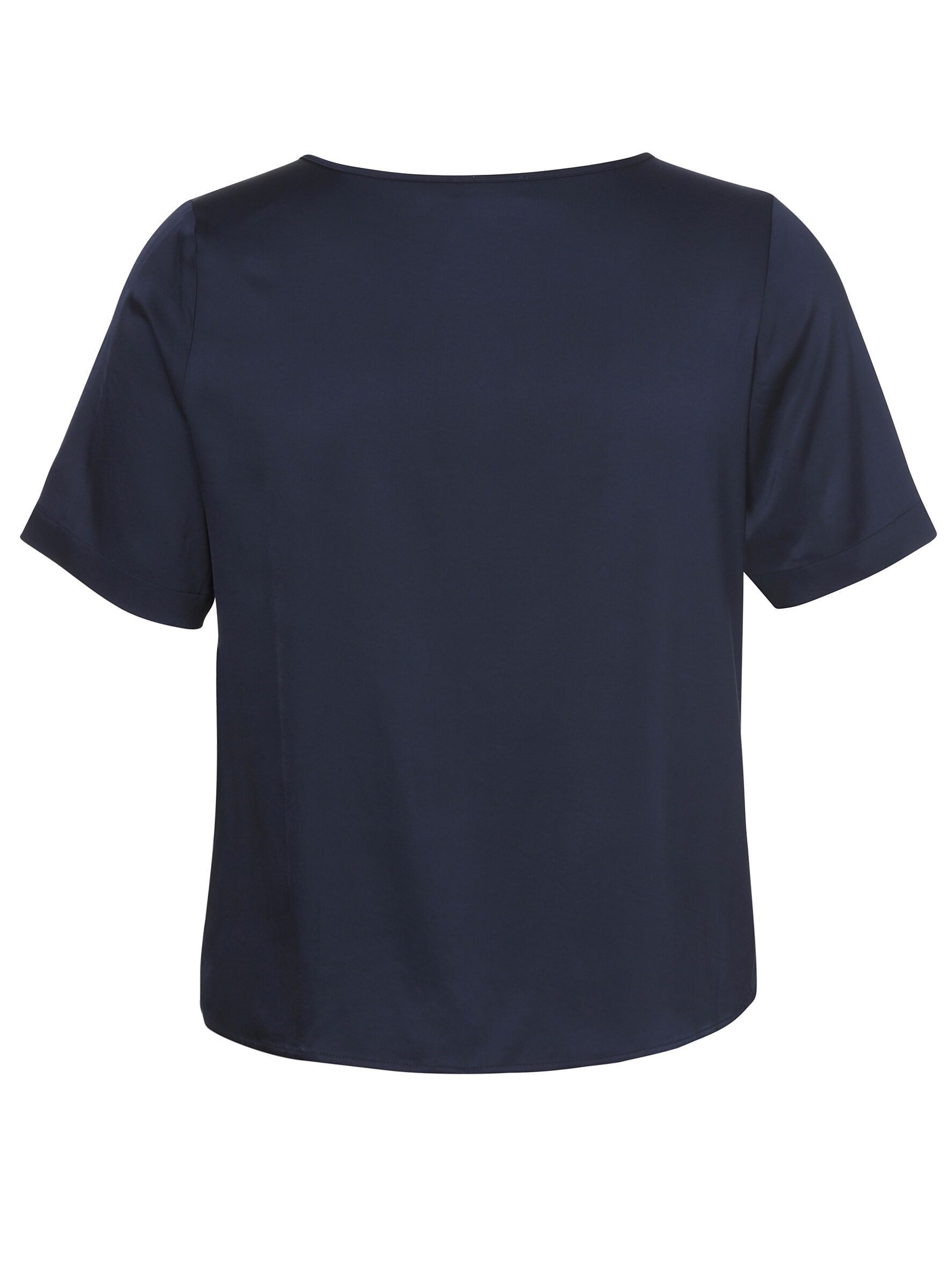 FRAPP Kurzarmbluse (1-tlg) Große Größen